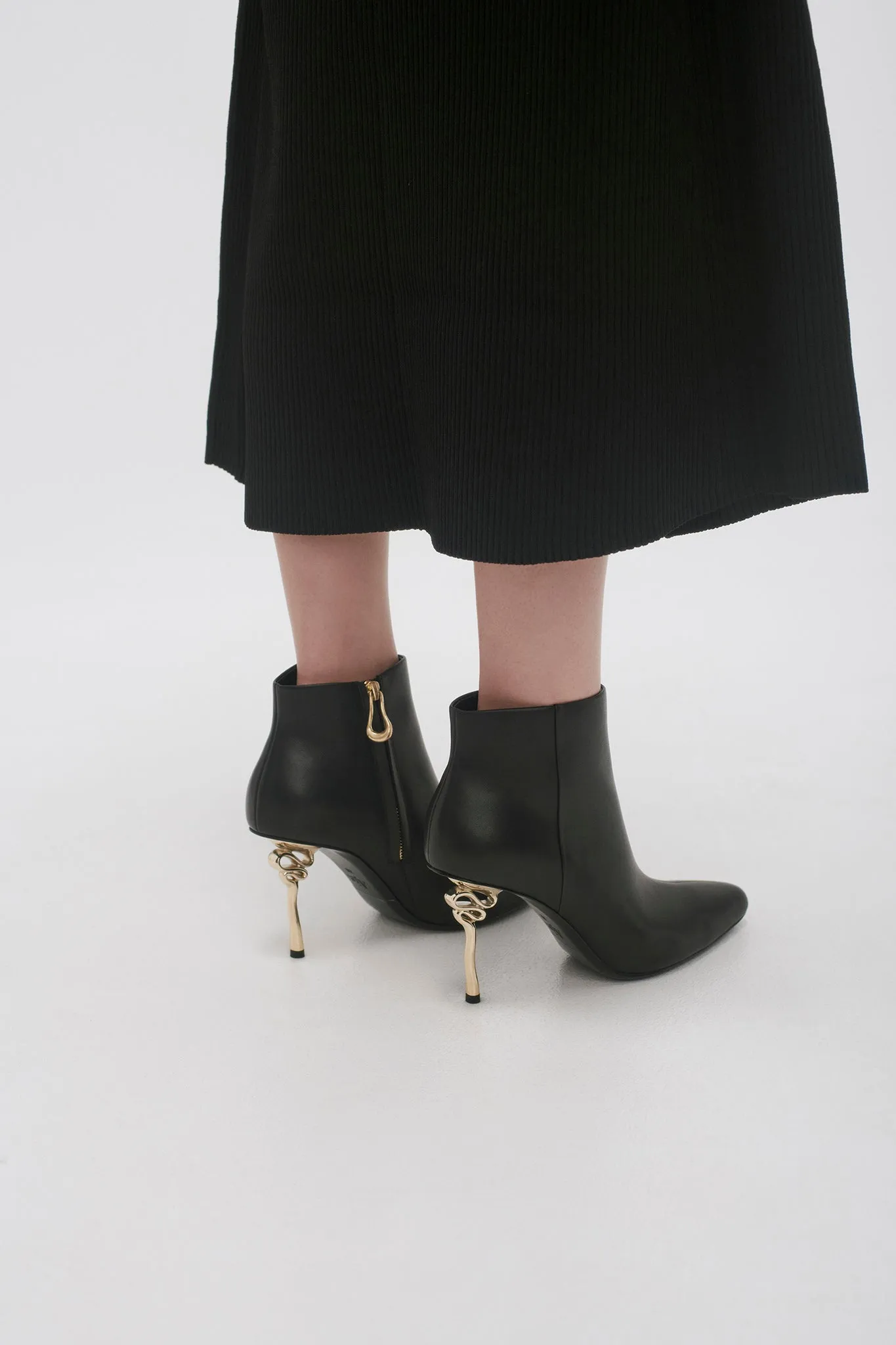 Quinn Ankle Boot with Ribbon Heel