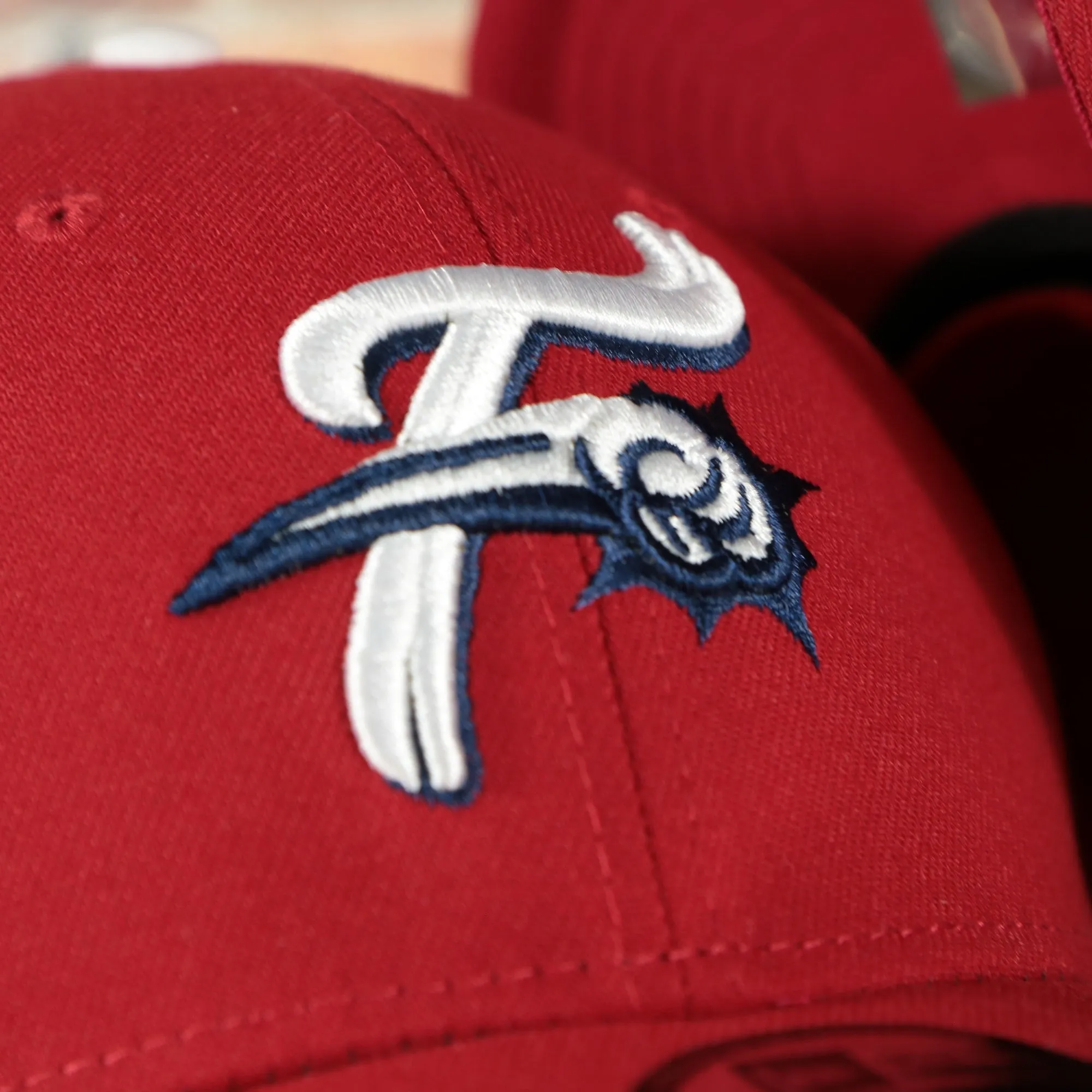 Red Reading Fightin Phils Fightins script MiLB 39Thirty Hat