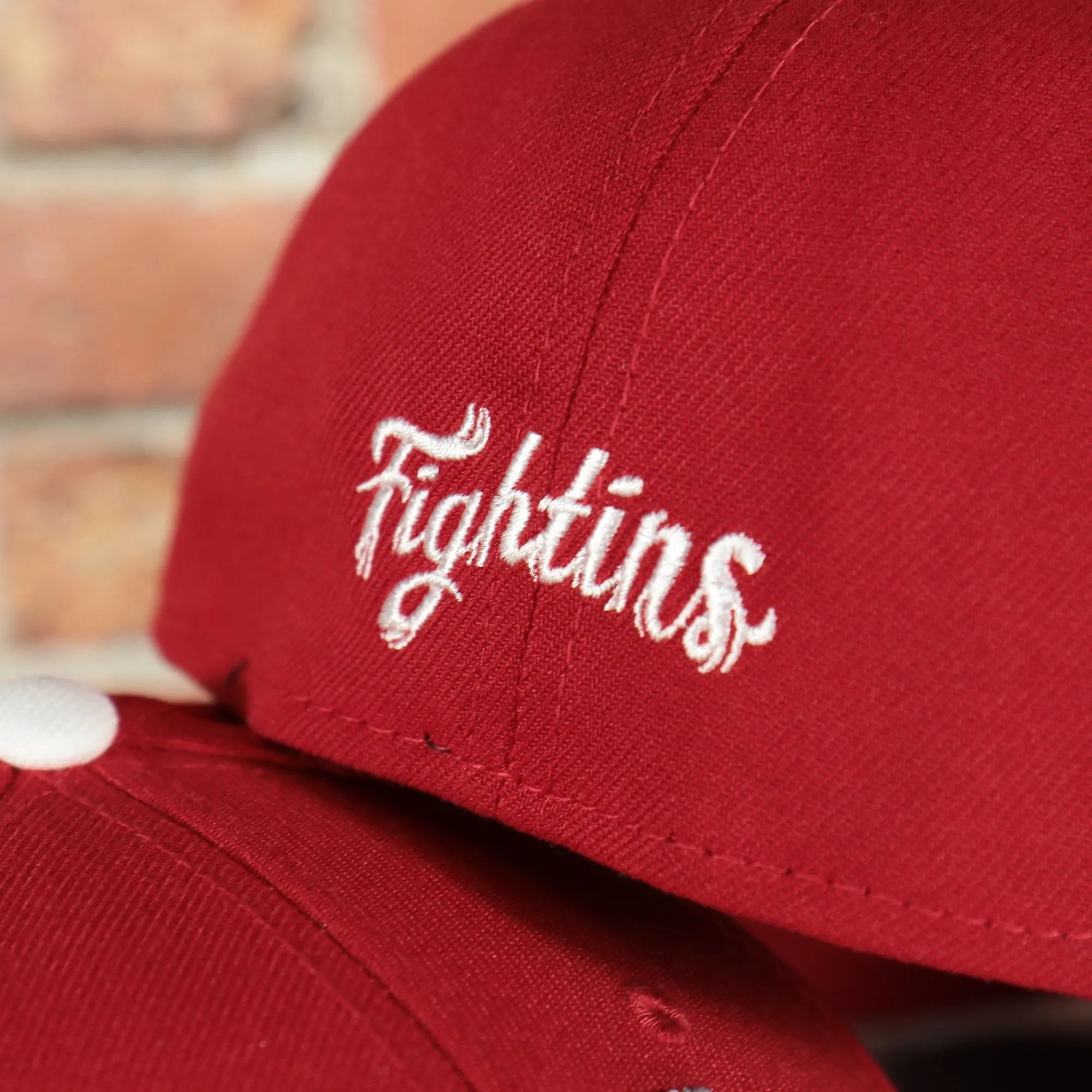 Red Reading Fightin Phils Fightins script MiLB 39Thirty Hat