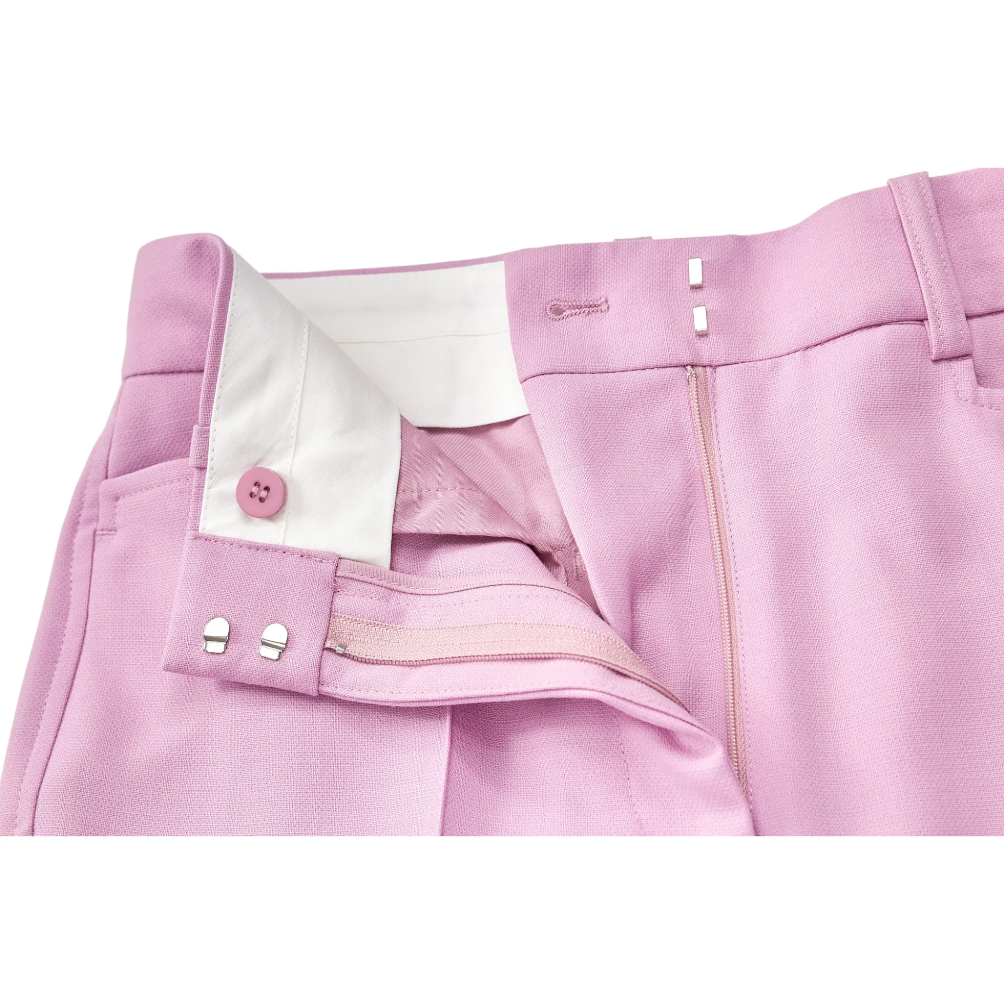 Reiss Pink Aura Tailored Flare Trousers