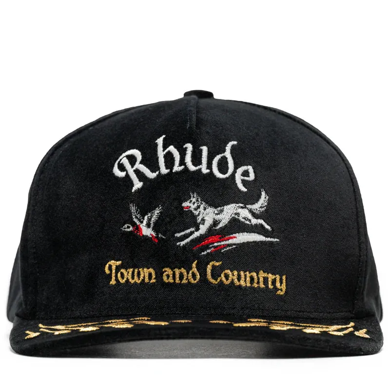 Rhude Wine Country Souvenir Hat 'Black'