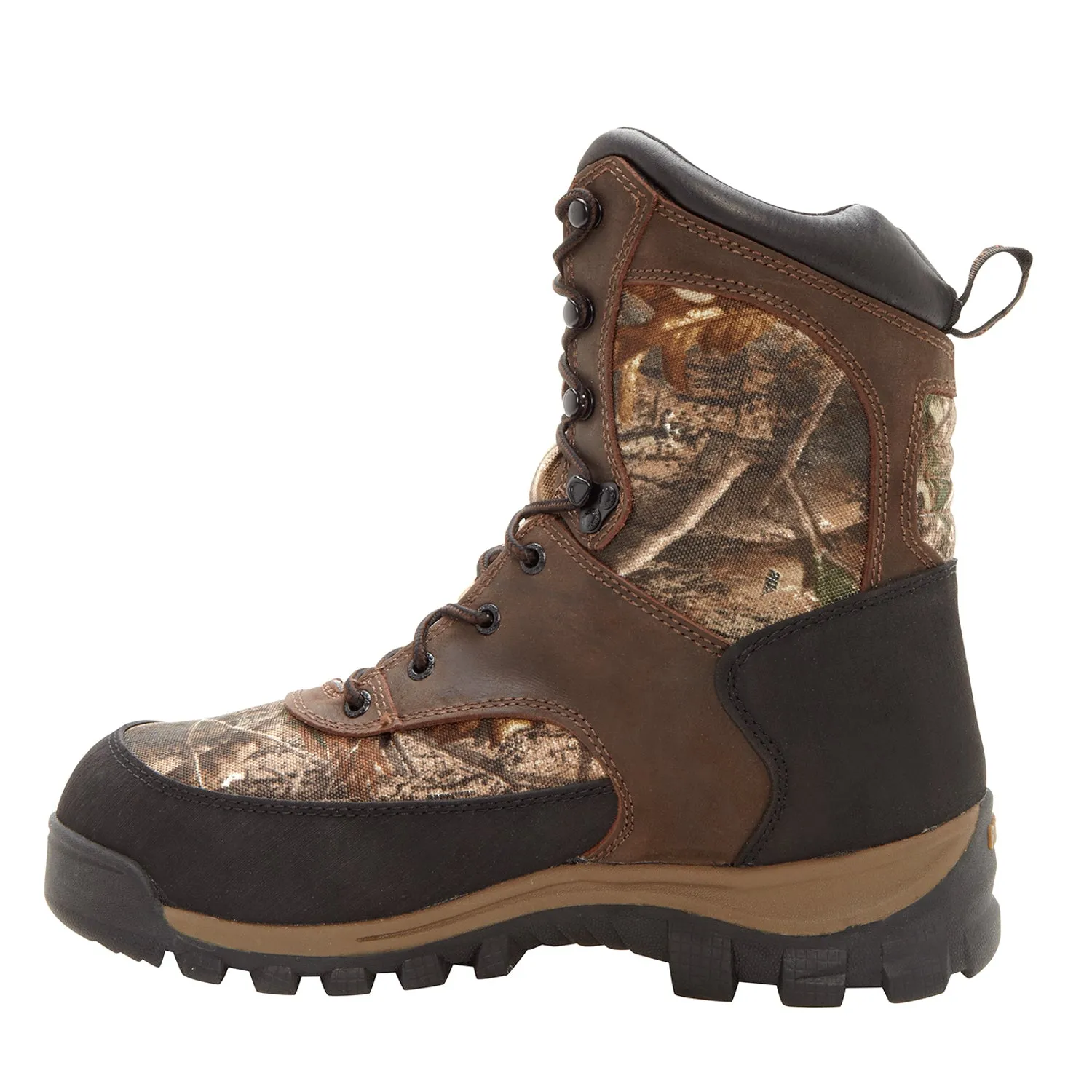 Rocky Brown Realtree AP Leather Core Waterproof 400G Hunting Boots