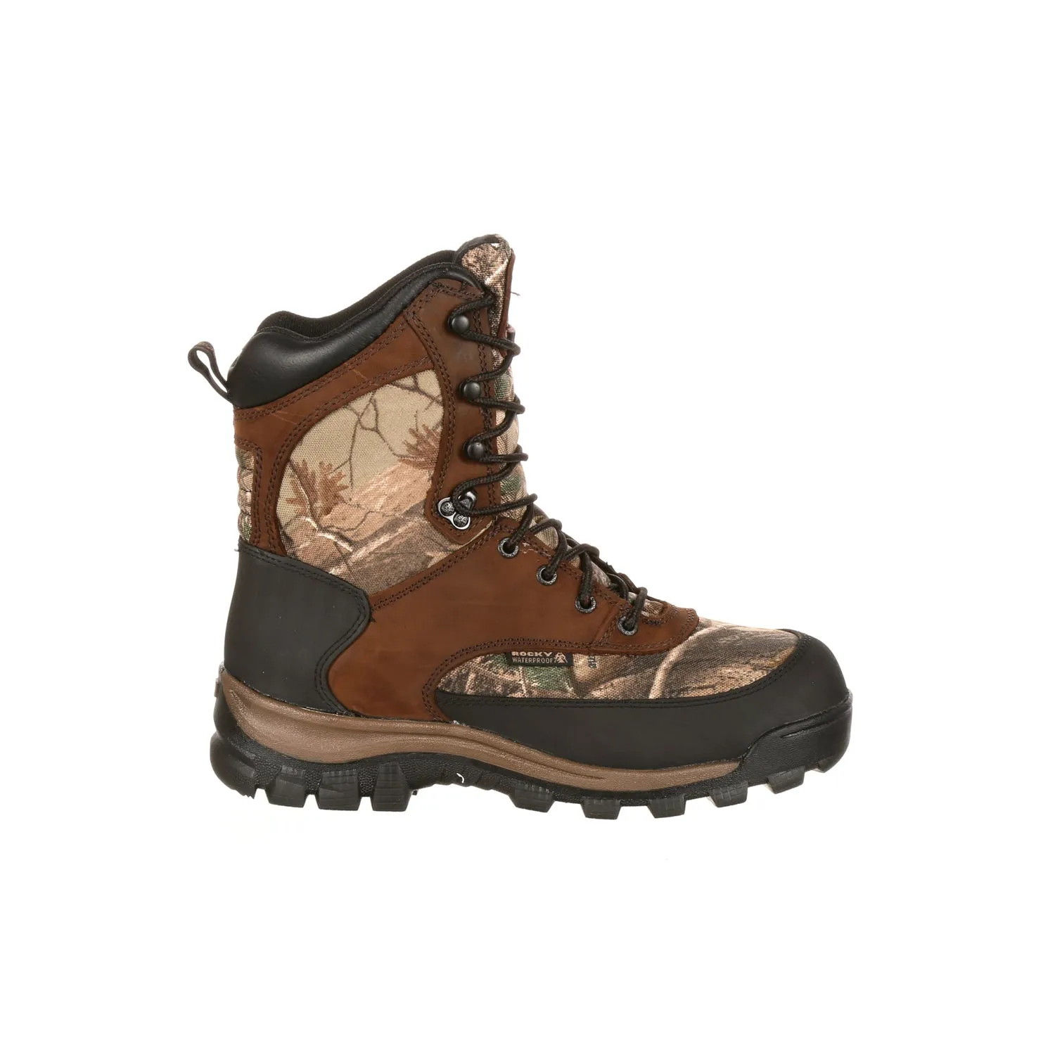 Rocky Brown Realtree AP Leather Core Waterproof 400G Hunting Boots