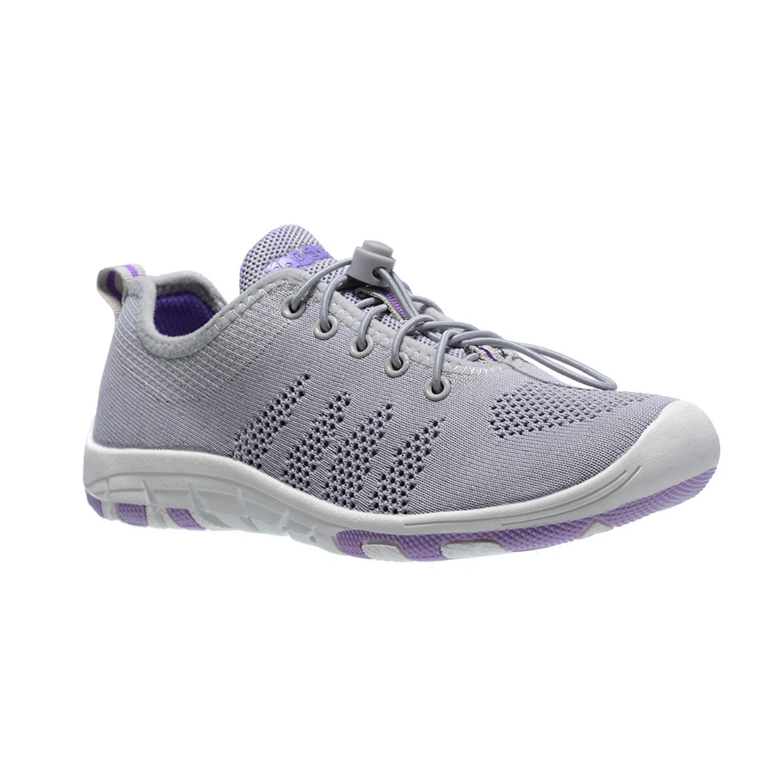 Rocsoc Women's Grey/Purple Mesh Water Shoes with Speedlace Technology