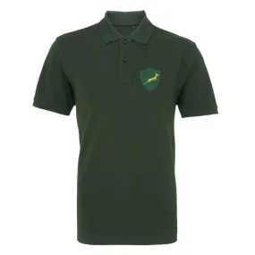 Rugby Vintage - South Africa Polo Shirt - Bottle Green