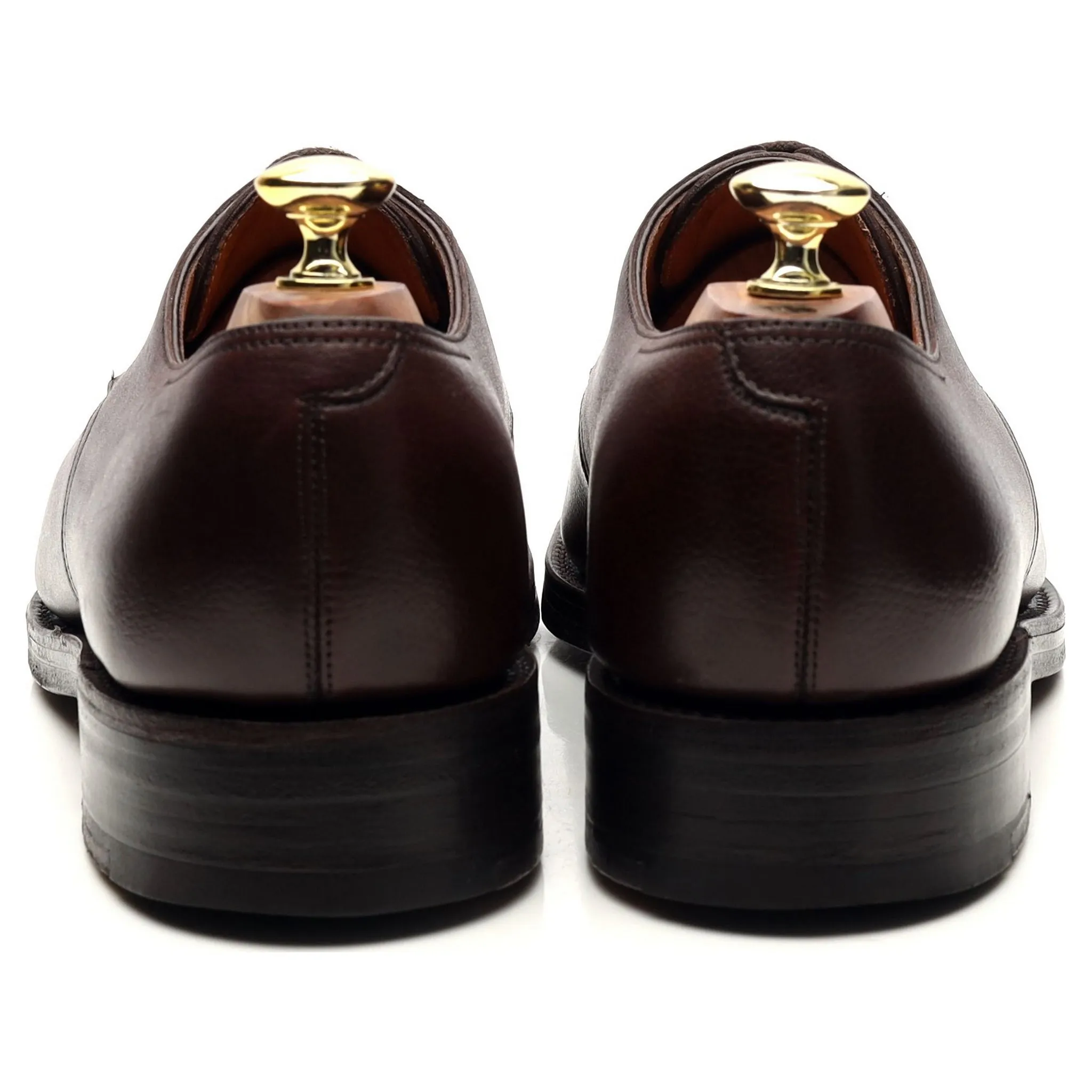 'Russel' Dark Brown Leather Derby UK 7 EE