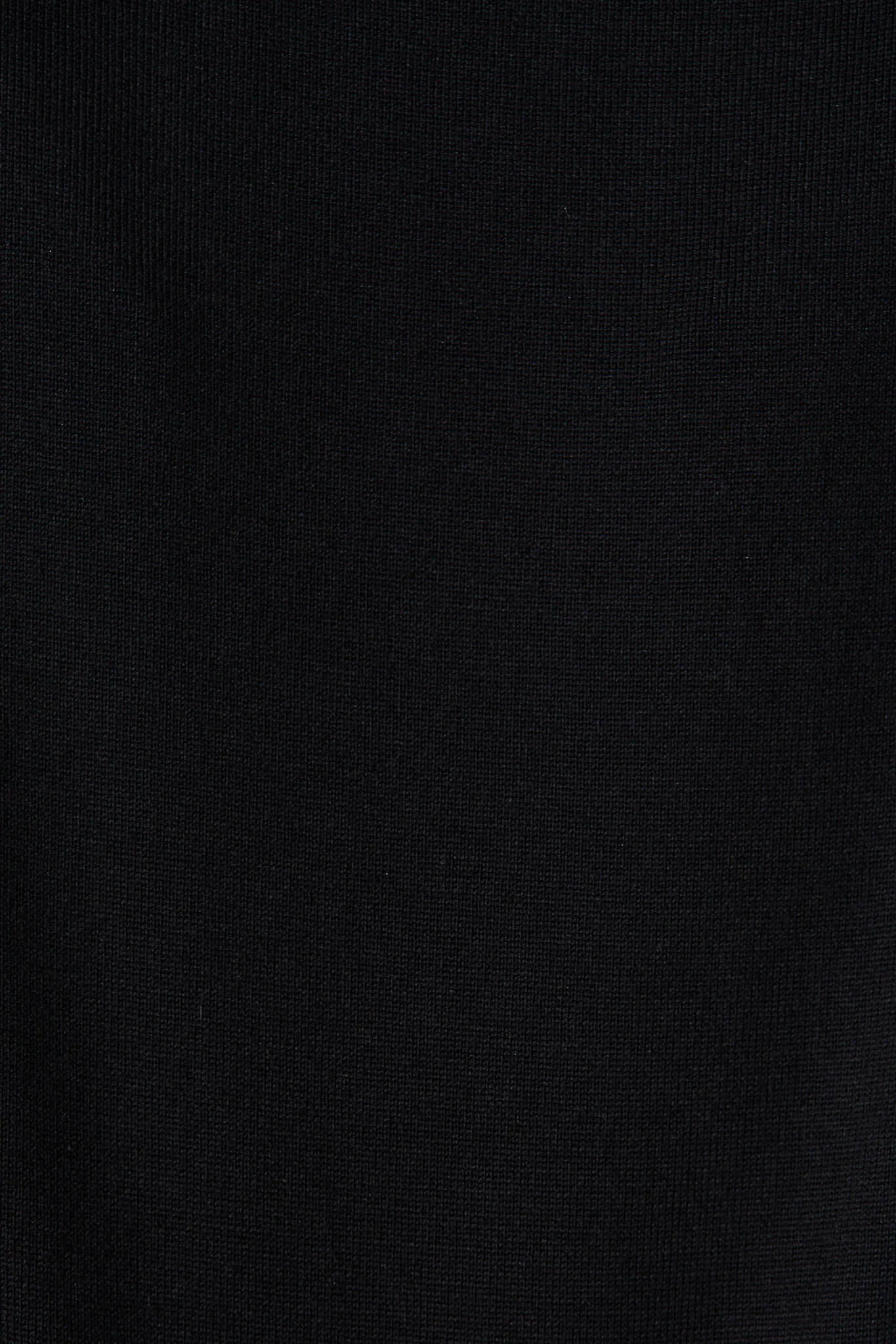 Sarandon Knit With Pearl Detail In Black Cotton Blend