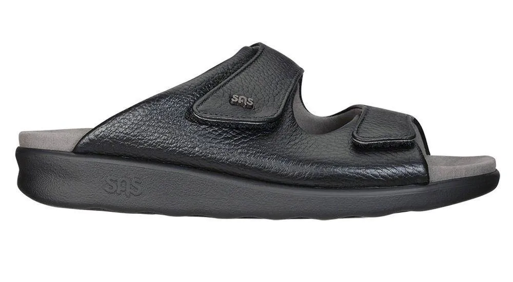 SAS Women's Cozy Black Sandal Slide