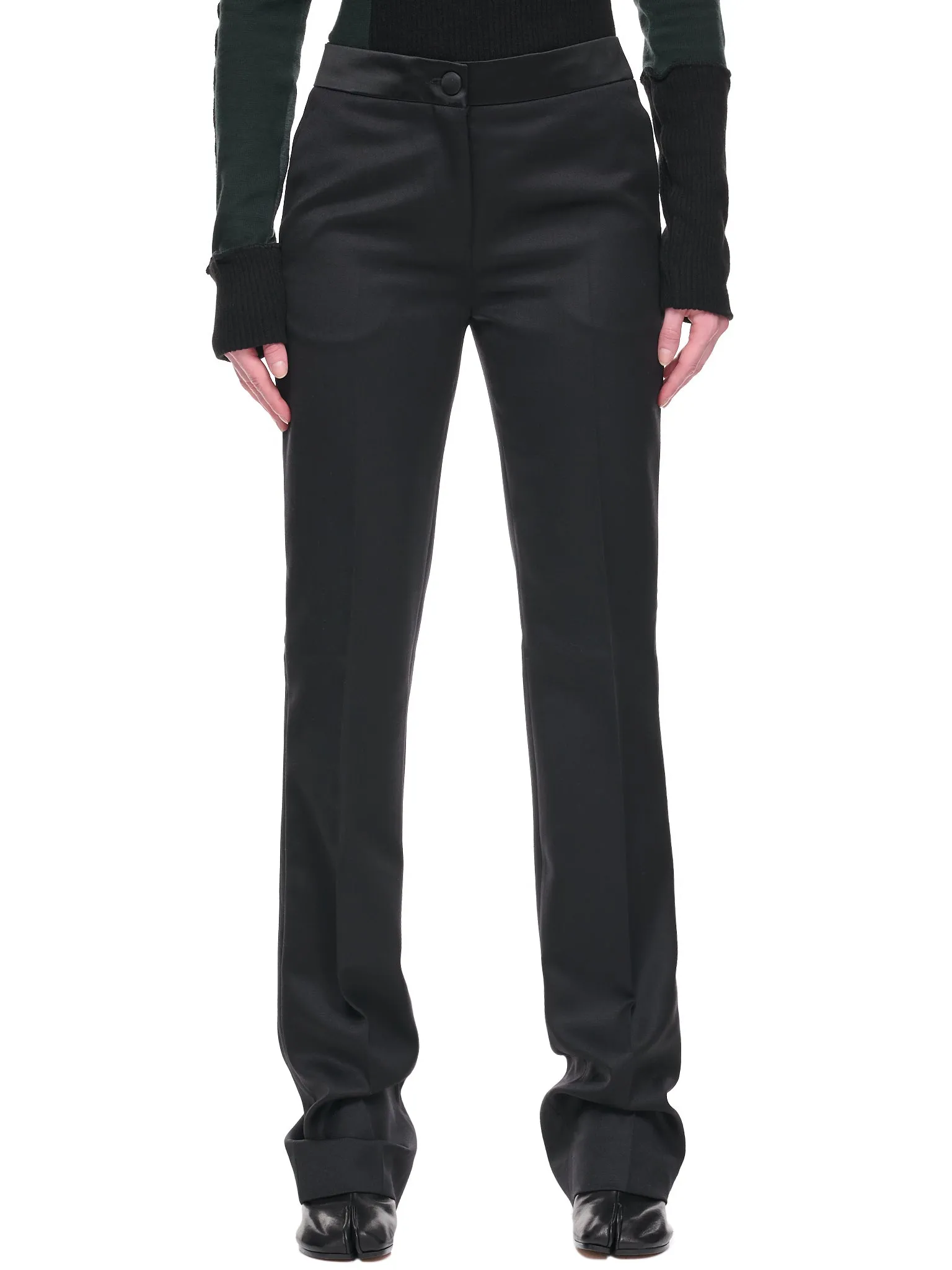 Satin Trousers (S51KA0569-S44579-BLACK)