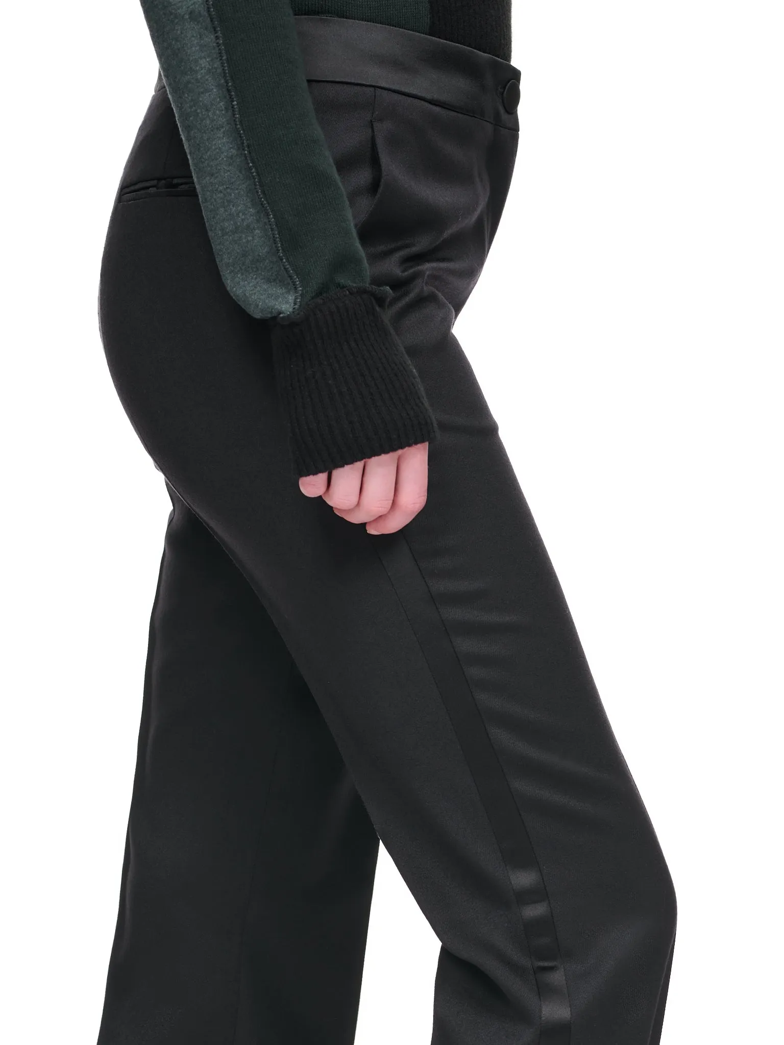 Satin Trousers (S51KA0569-S44579-BLACK)