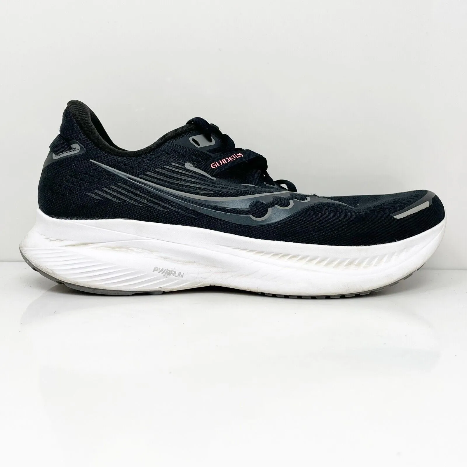 Saucony Womens Guide 16 S10811-05 Black Running Shoes Sneakers Size 9.5 W