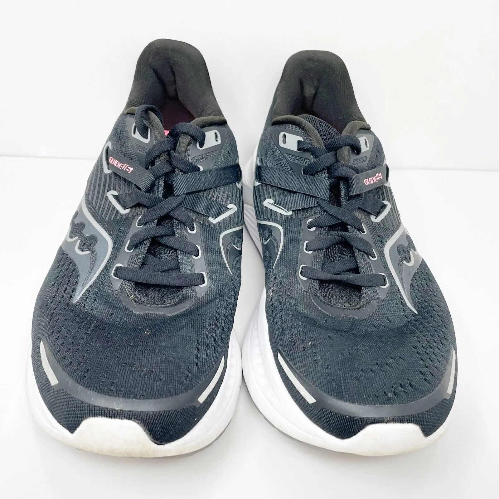 Saucony Womens Guide 16 S10811-05 Black Running Shoes Sneakers Size 9.5 W