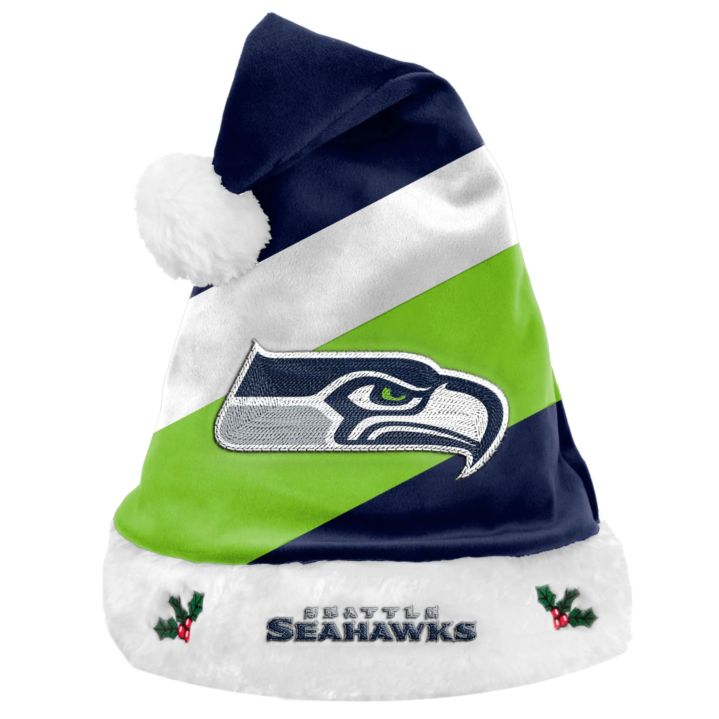 Seattle Seahawks Basic Santa Hat