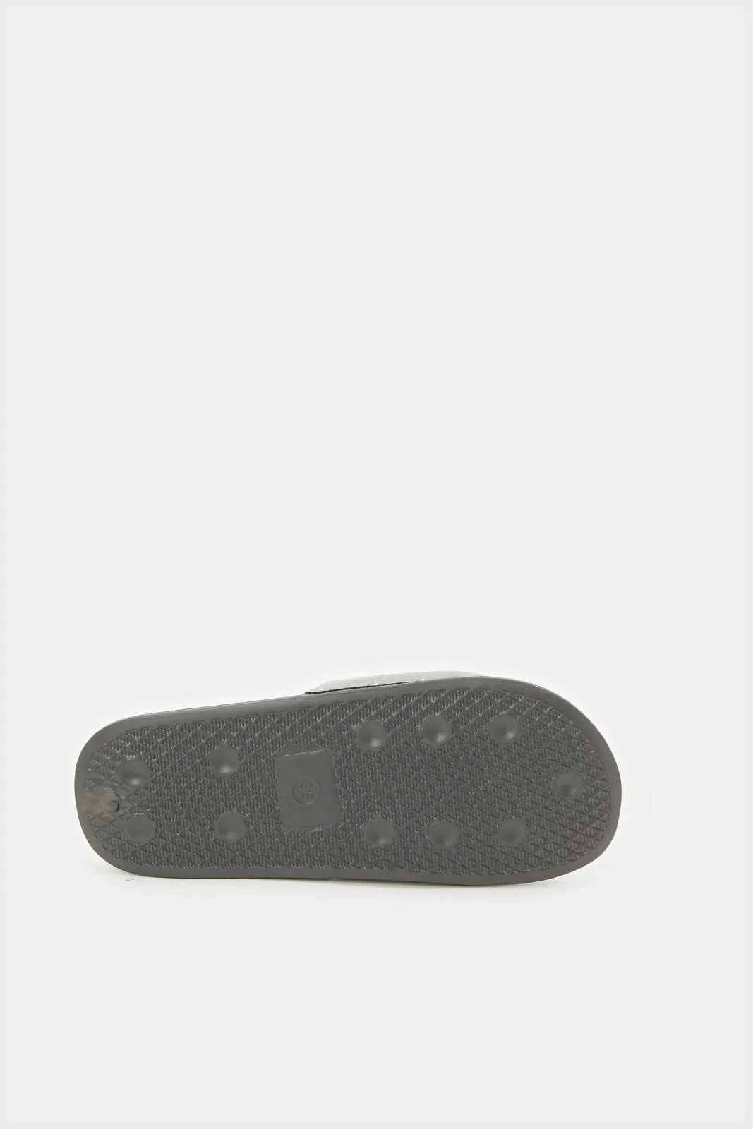 Senior Boys Grey Padded Slide