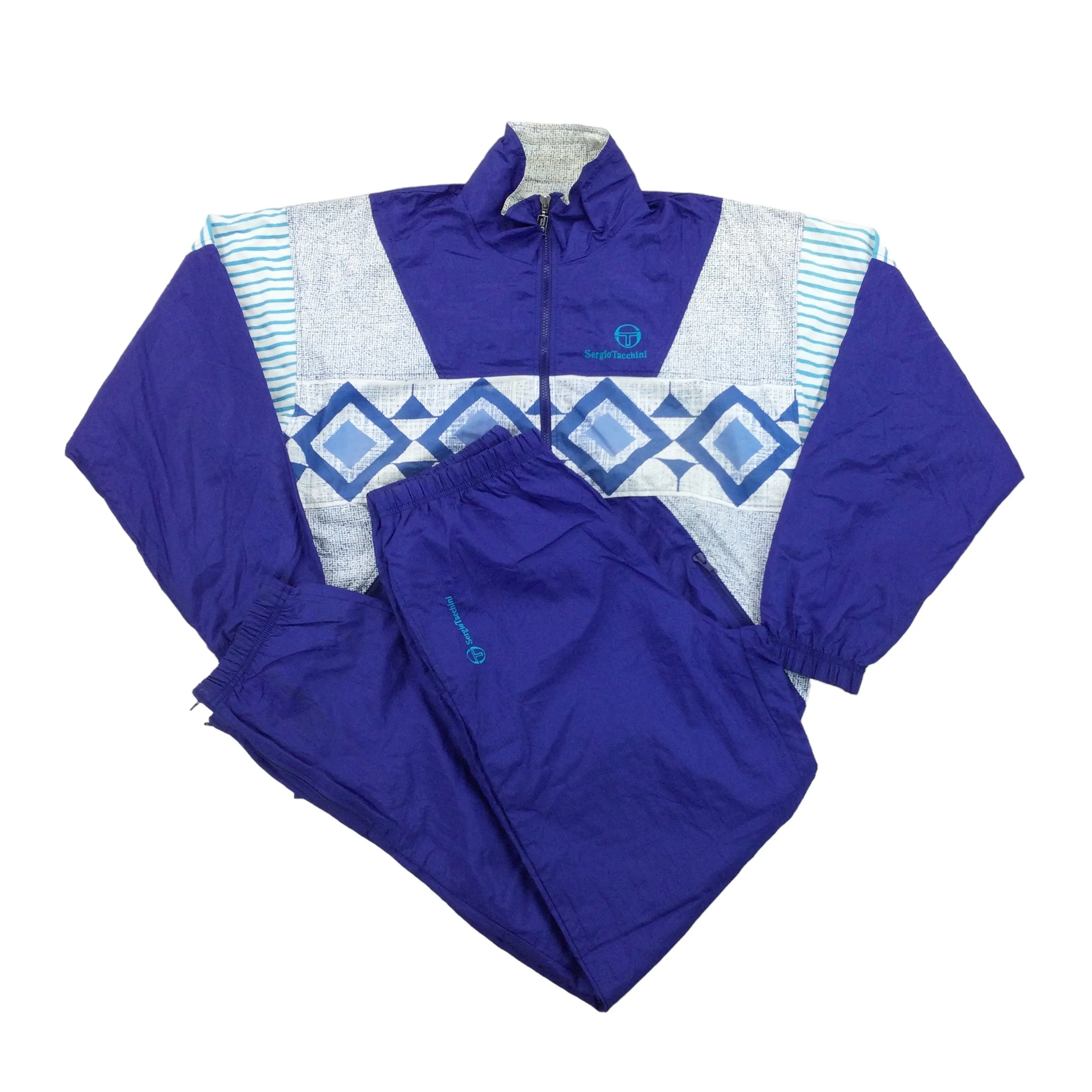 Sergio Tacchini 90s Shell Tracksuit - Large