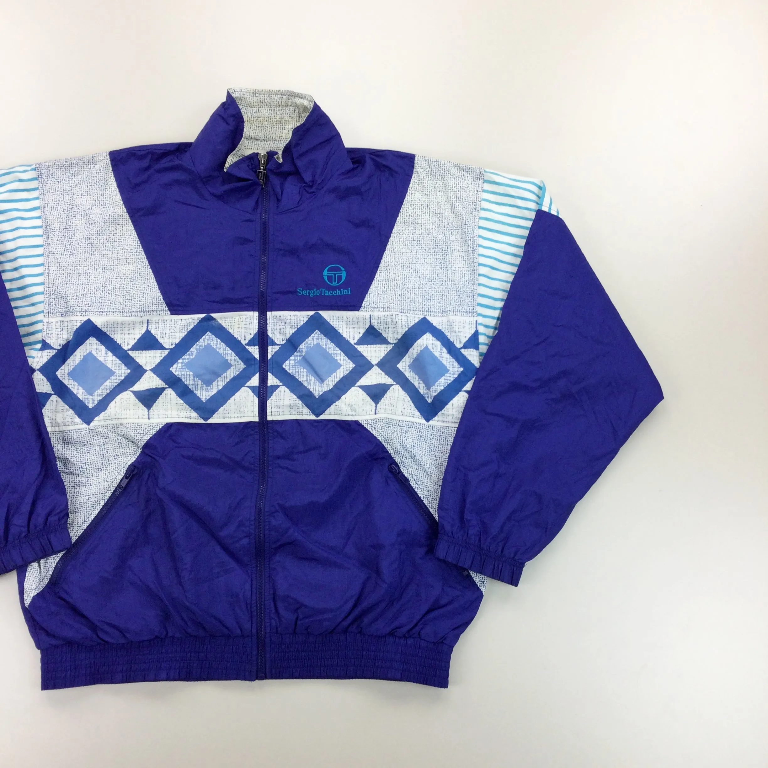 Sergio Tacchini 90s Shell Tracksuit - Large