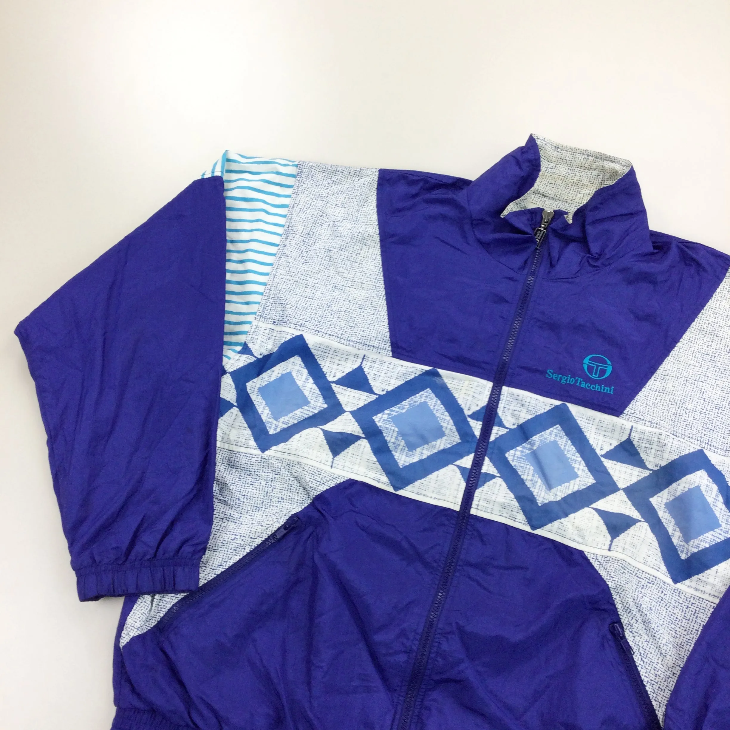 Sergio Tacchini 90s Shell Tracksuit - Large