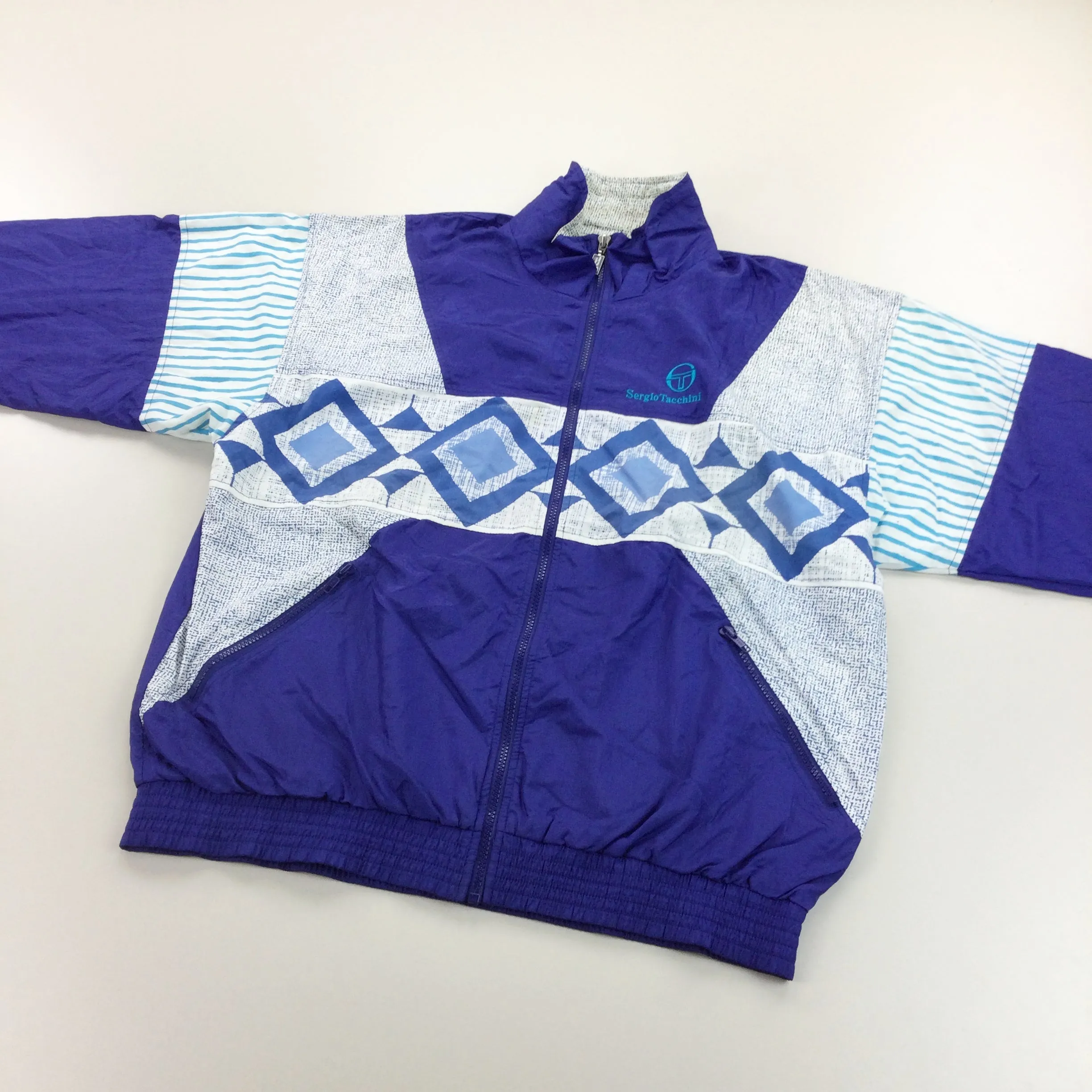 Sergio Tacchini 90s Shell Tracksuit - Large