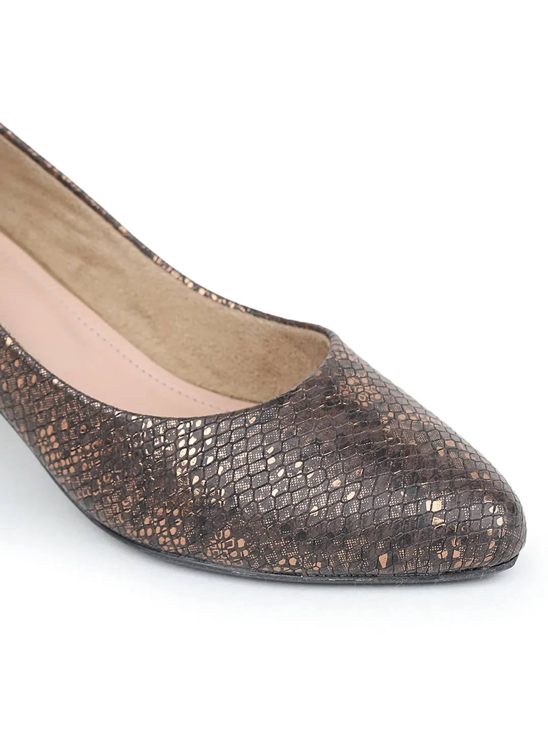 Shezone Copper Women Heels