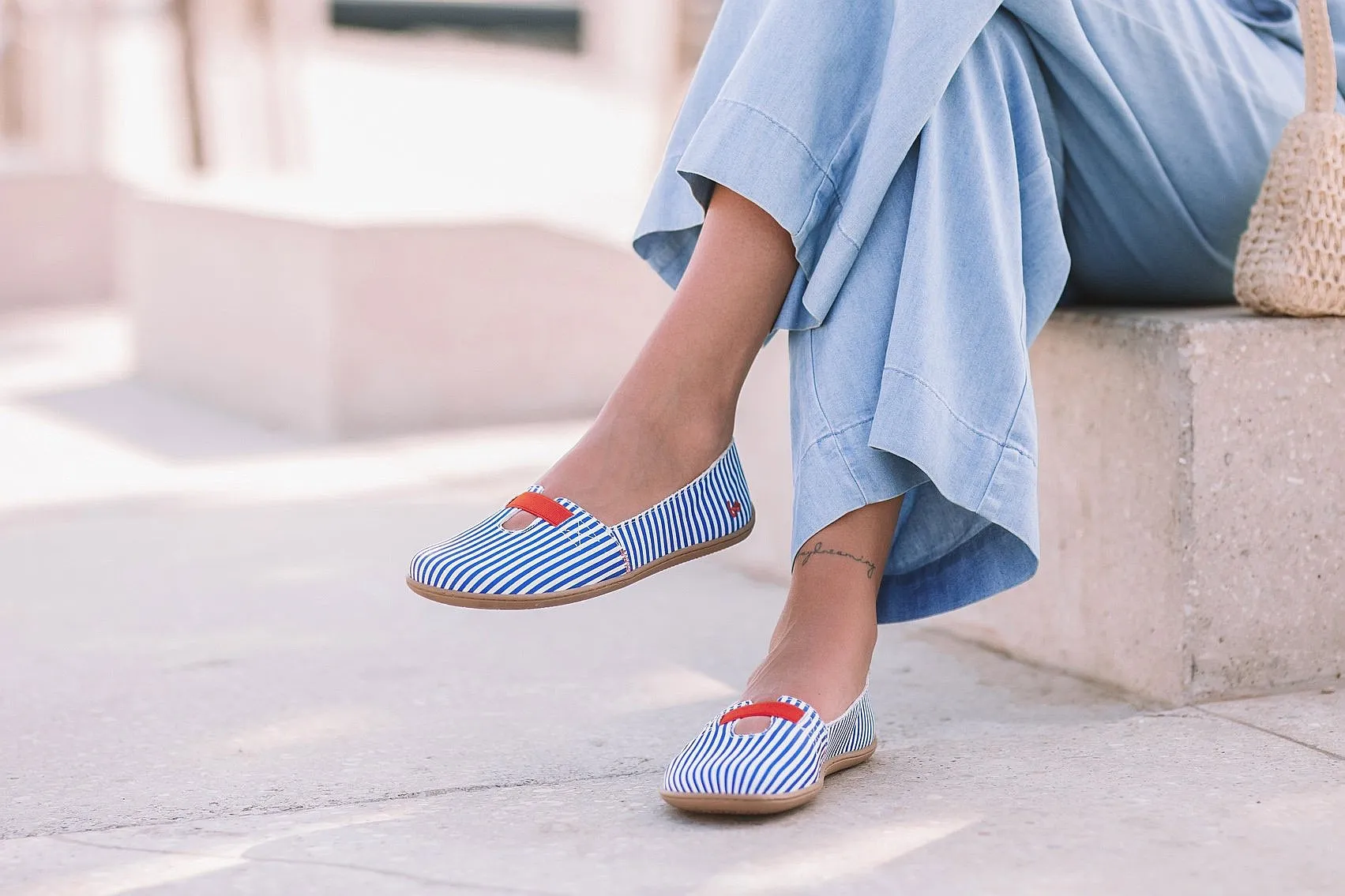 shoes Be Lenka Harmony - Blue Stripes - women´s