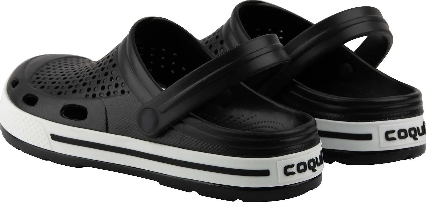 shoes Coqui 6403/Lindo - Black/White - men´s