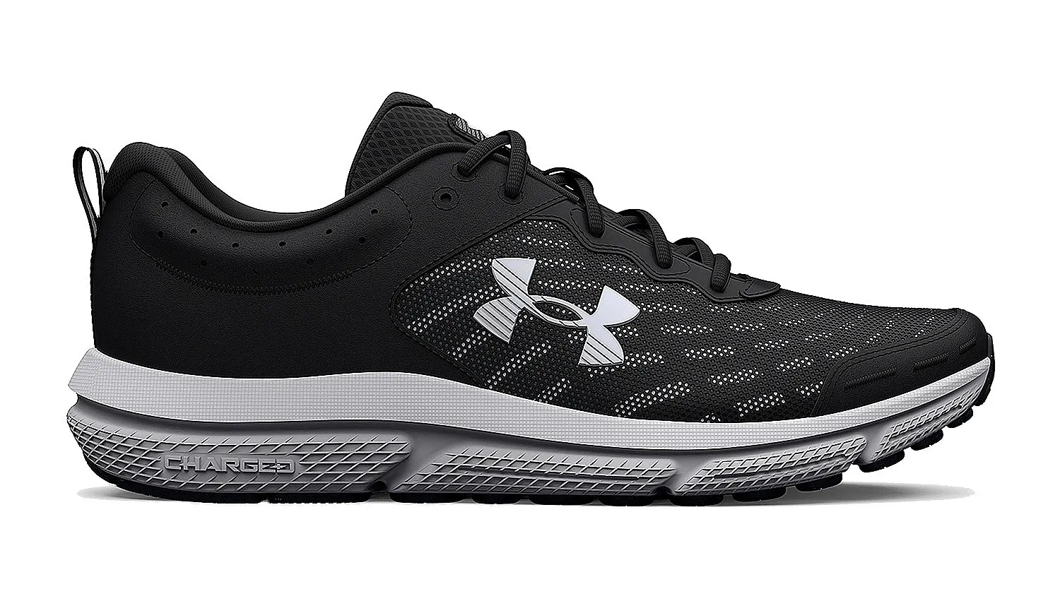 shoes Under Armour Charged Assert 10 - Black/White - men´s