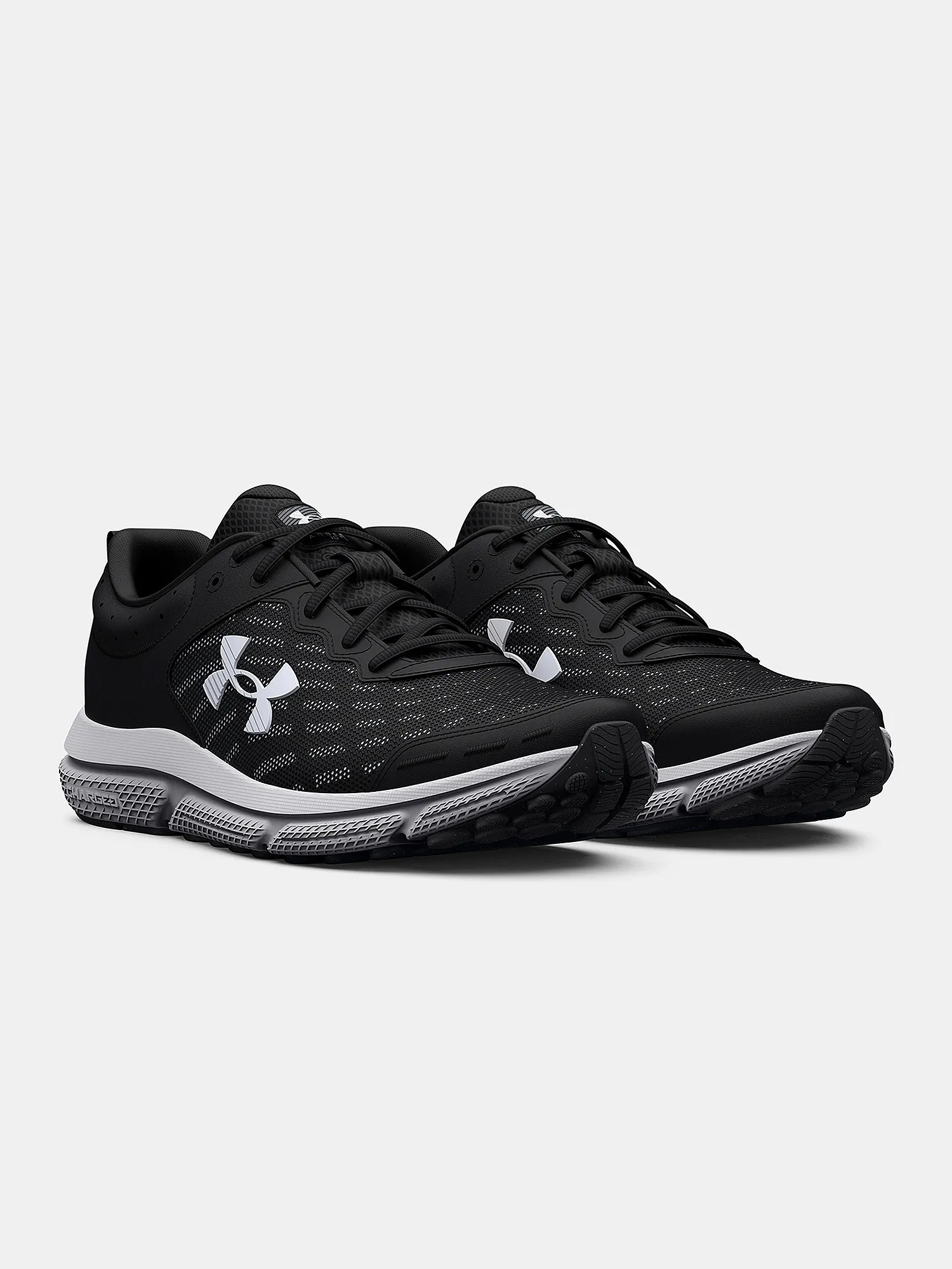 shoes Under Armour Charged Assert 10 - Black/White - men´s