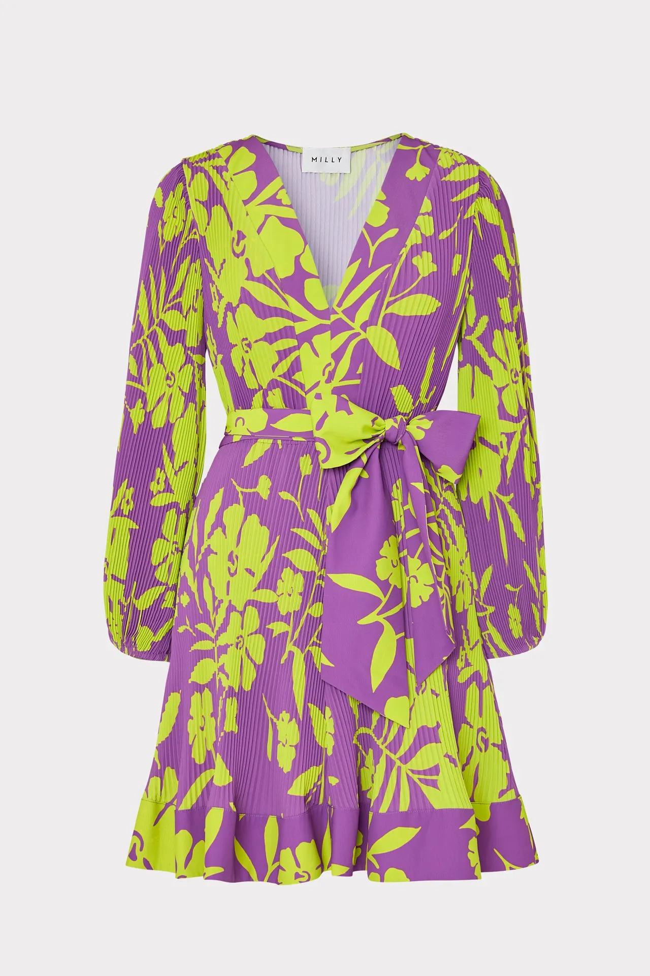 Shop Liv Marigold Aroma Pleated Dress.