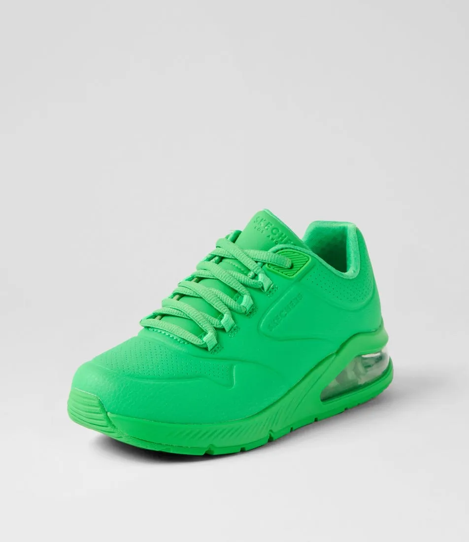 SKECHERS Uno 2 Lime Sneakers