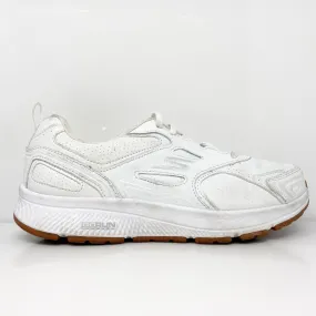 Skechers Womens Go Run Consistent 128274W White Casual Shoes Sneakers Size 8