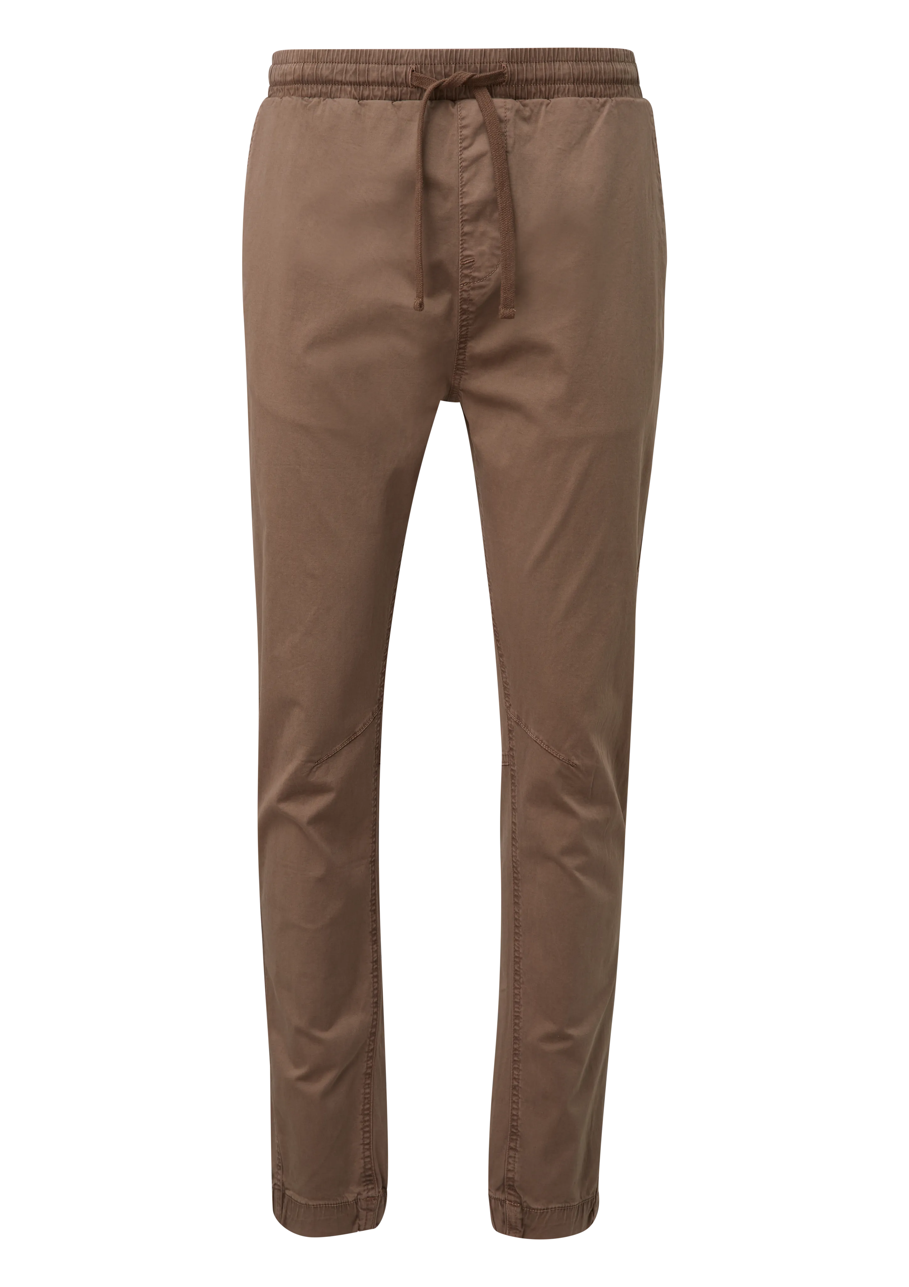 Slim fit: Trousers with elasticated waistband