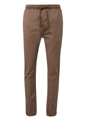 Slim fit: Trousers with elasticated waistband