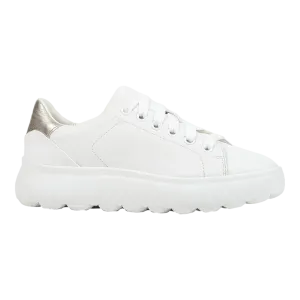 White Round Women's Sneakers D35TCB