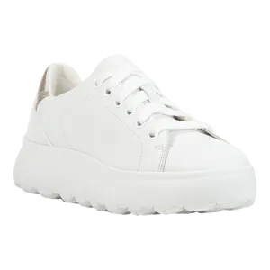 White Round Women's Sneakers D35TCB