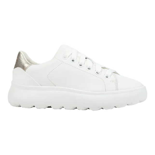 White Round Women's Sneakers D35TCB