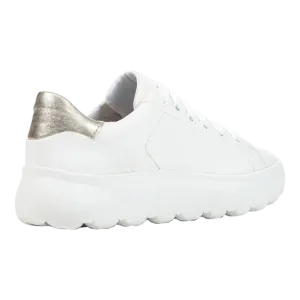 White Round Women's Sneakers D35TCB