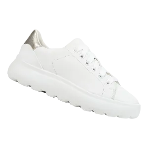 White Round Women's Sneakers D35TCB