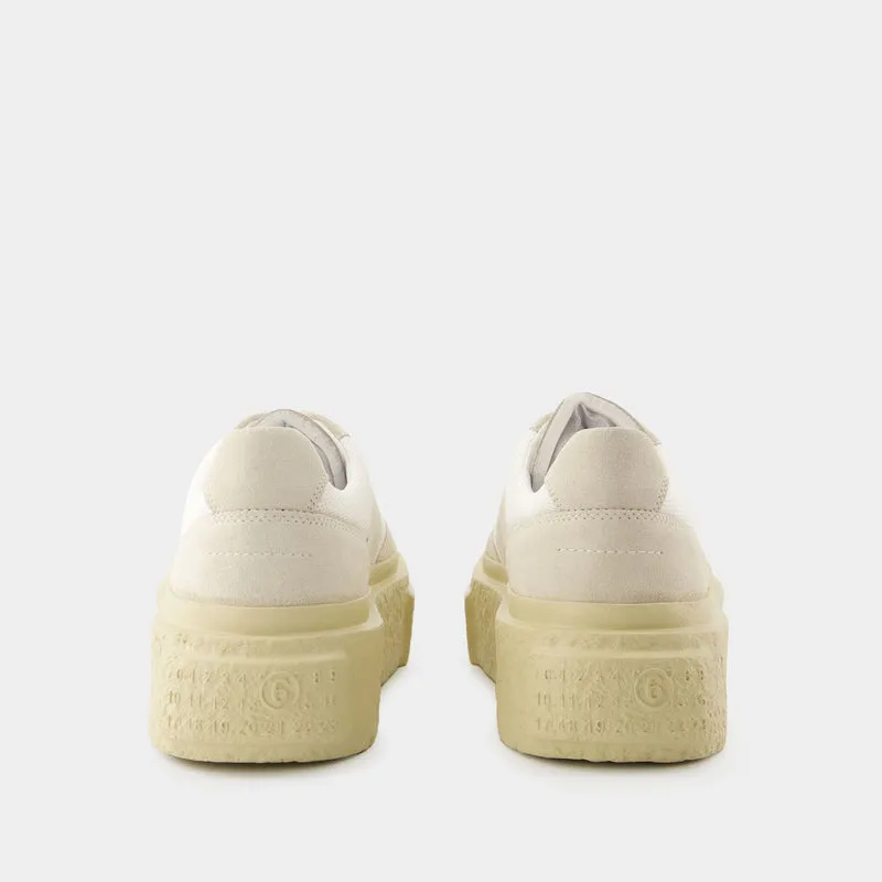 Sneakers - MM6 Maison Margiela - Leather - White