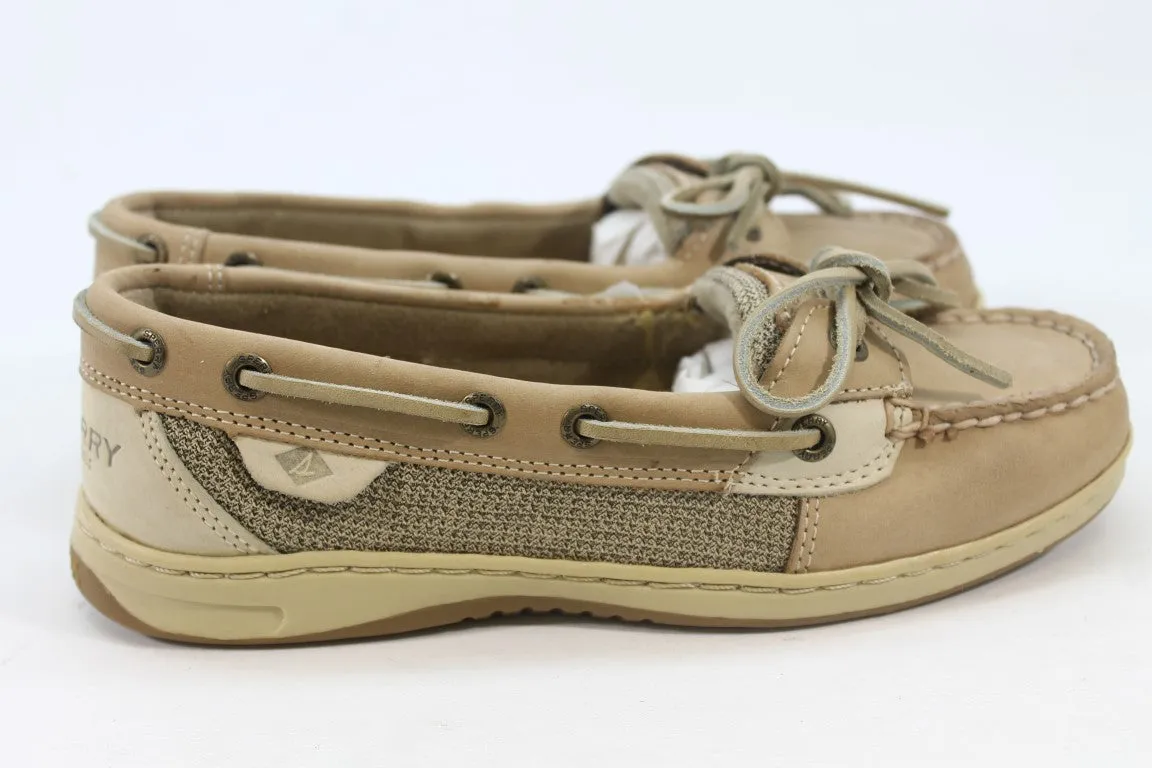 Sperry Women's Boat Shoe in Linen Oat - Size 6M