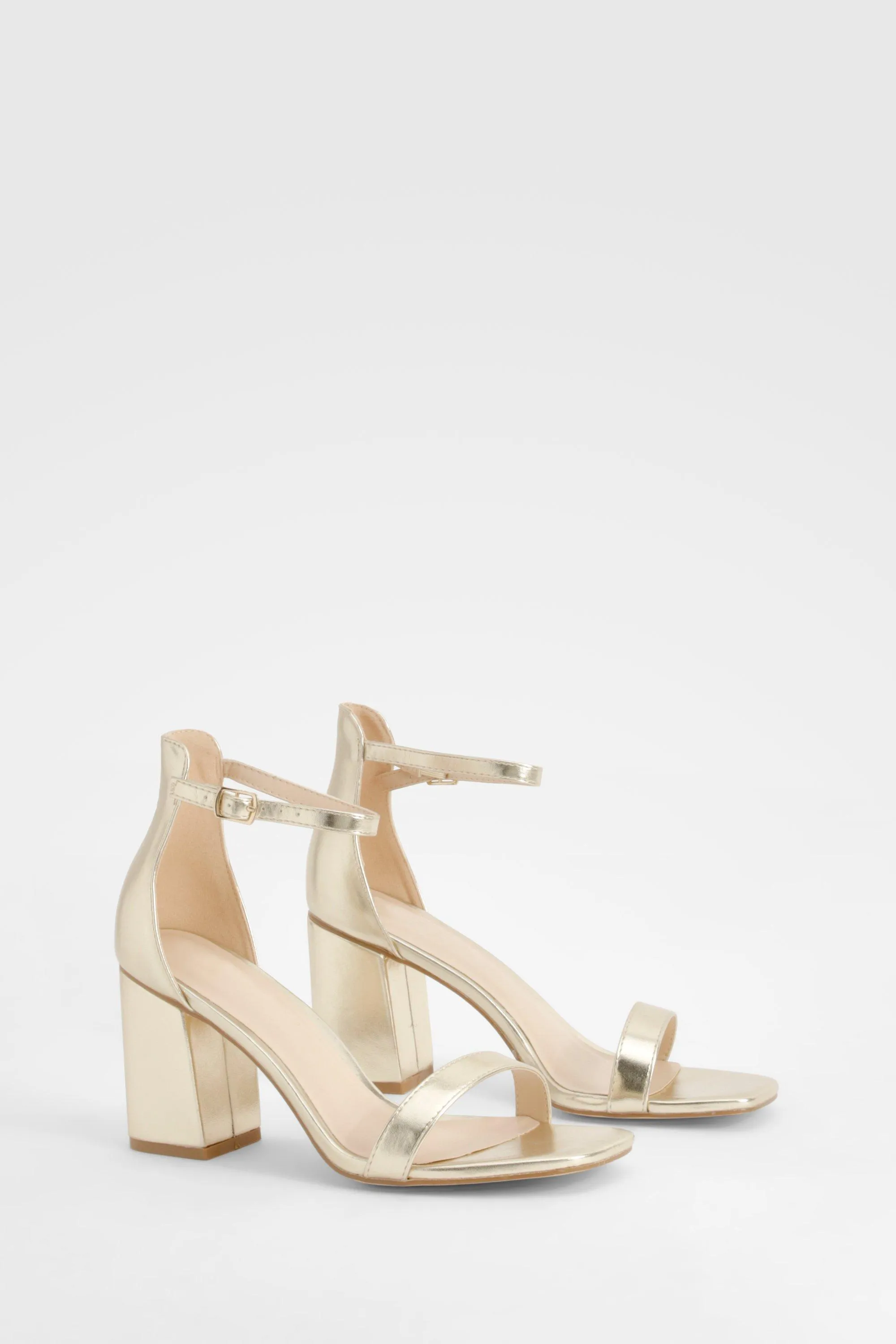 Square Toe Block Heels