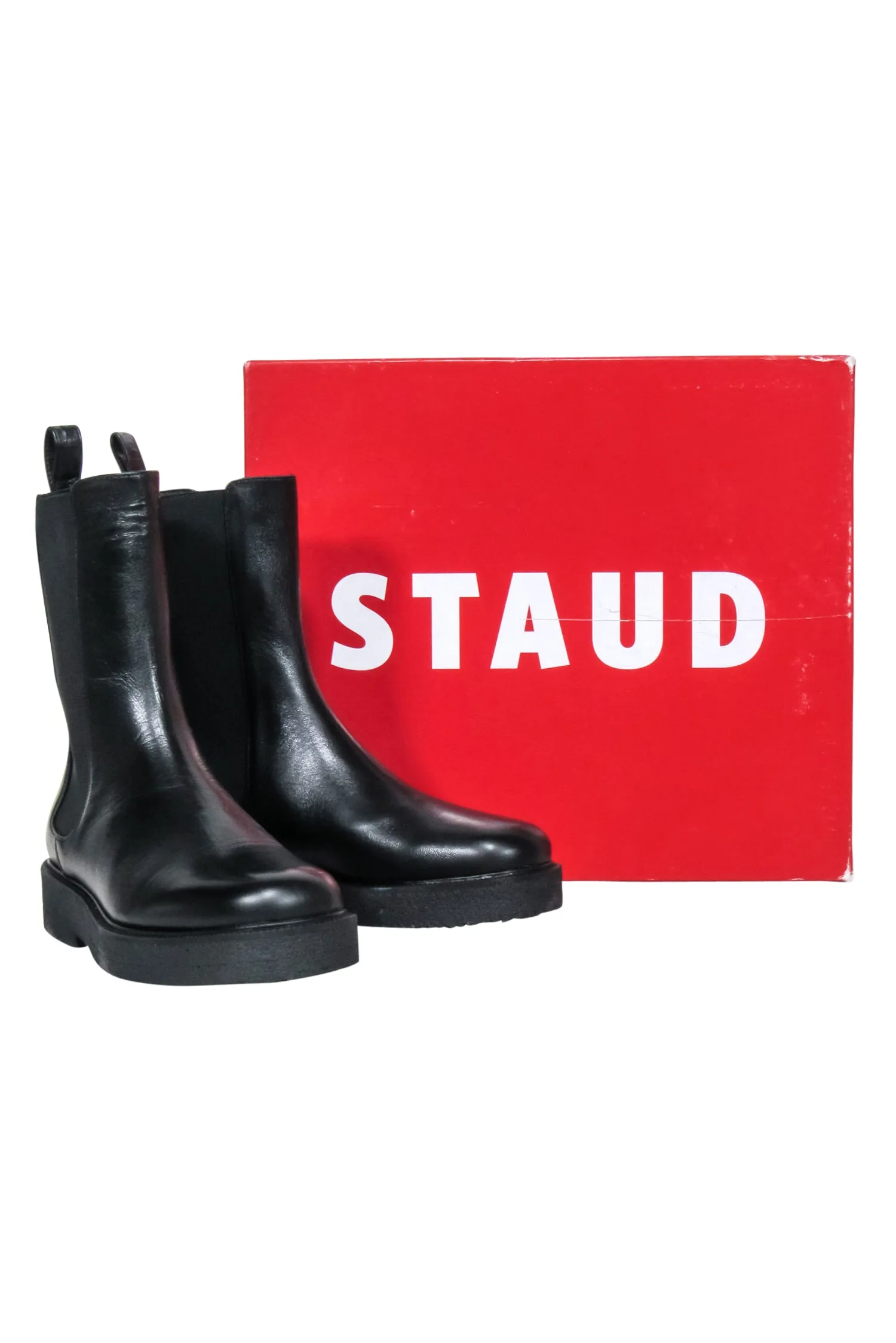 Staud - Black Leather Palamino  Boots Sz 7