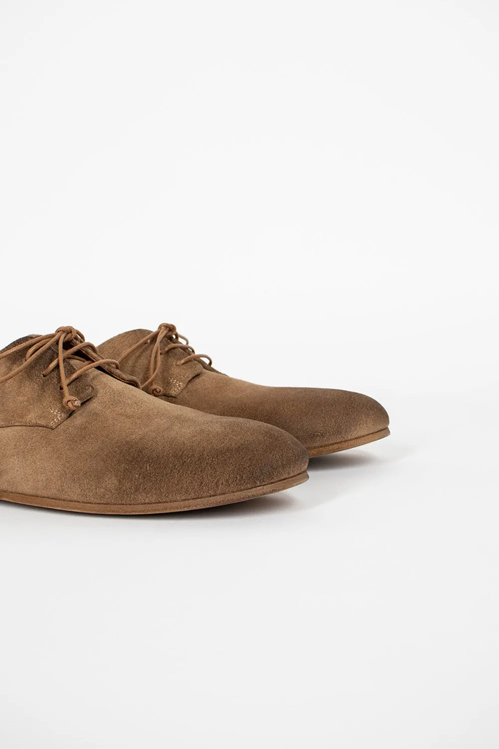 Durable Hazelnut Derby Shoes by Steccoblocco