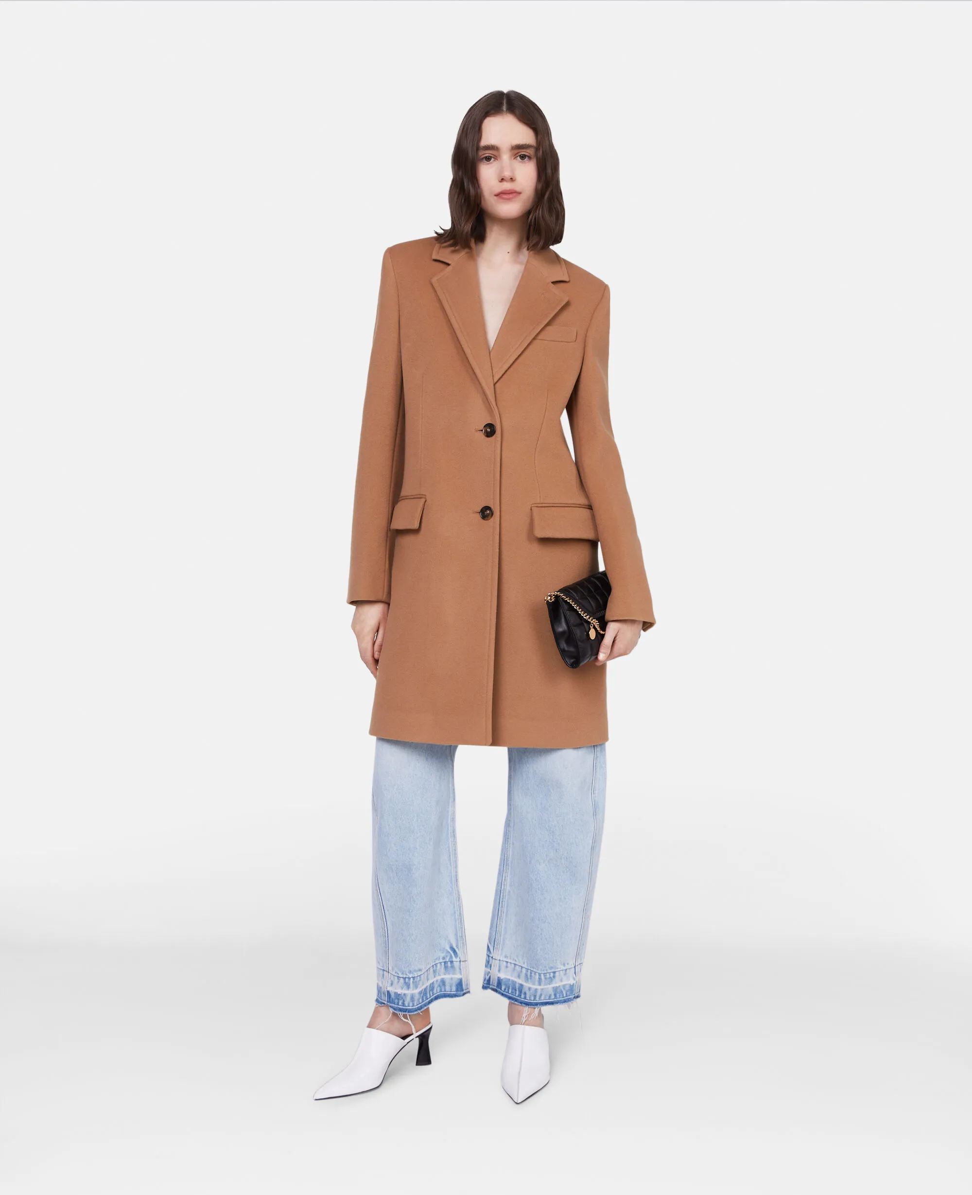 Structured Single-Breasted Coat by Stella Iconics