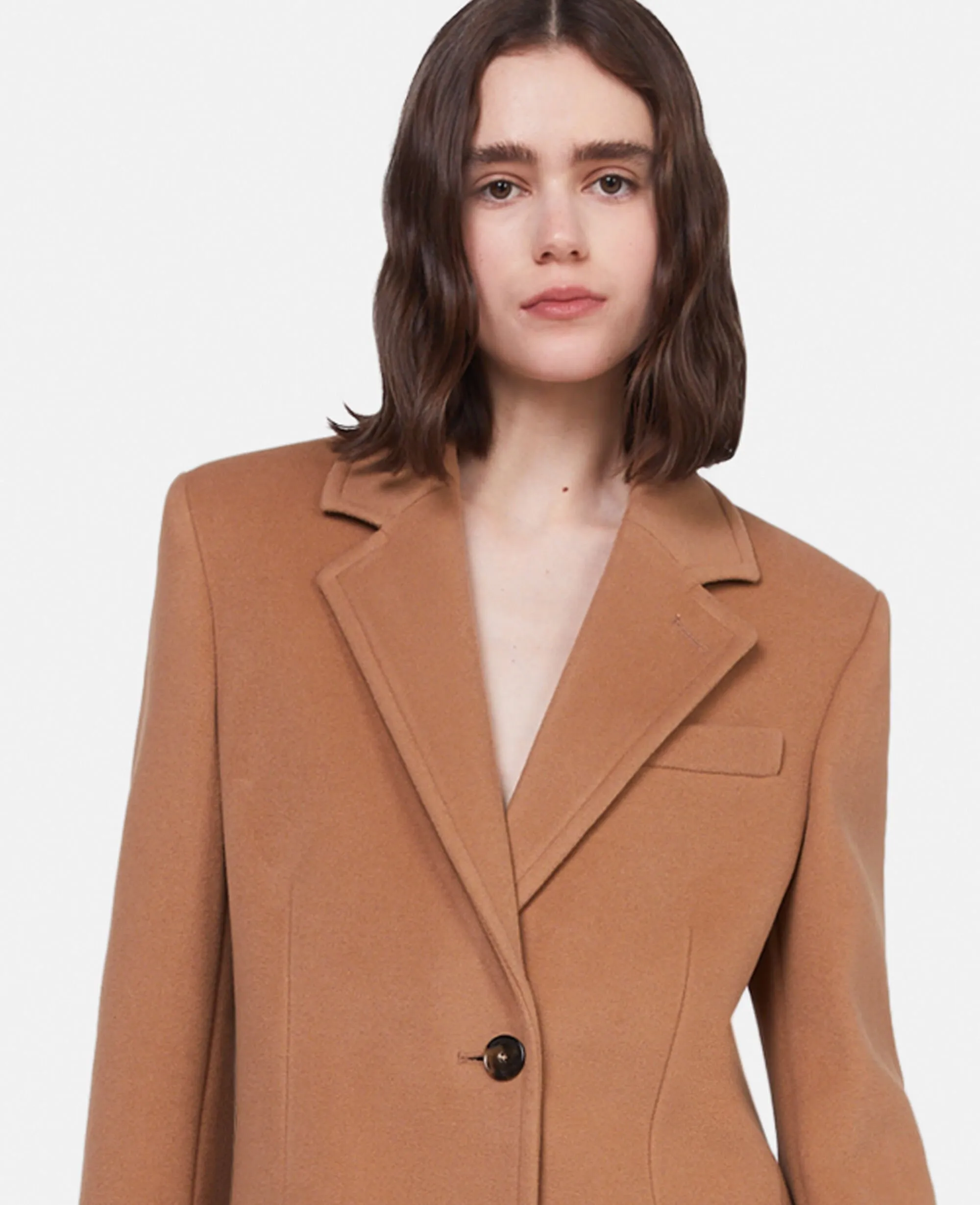 Structured Single-Breasted Coat by Stella Iconics