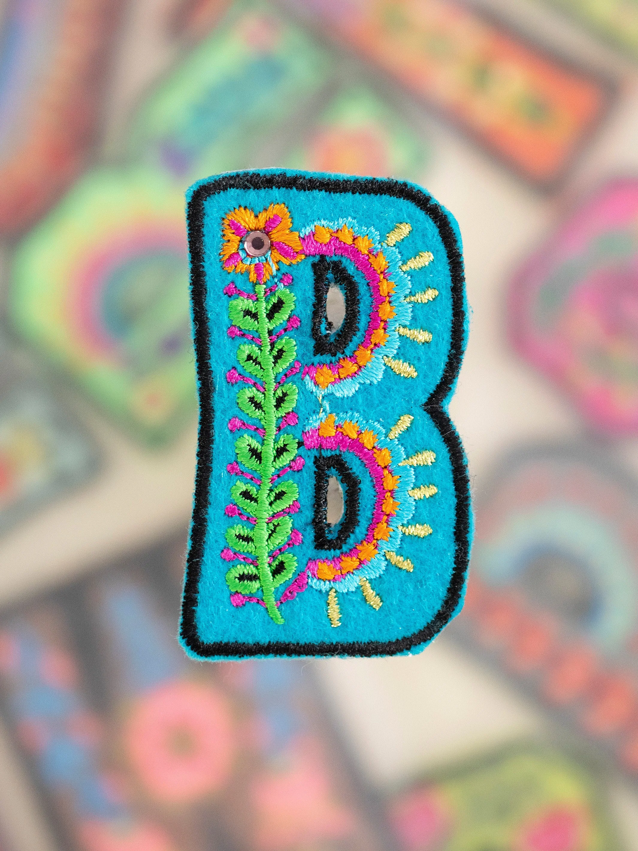 Stick-On Alphabet Letter Patch - Letter B