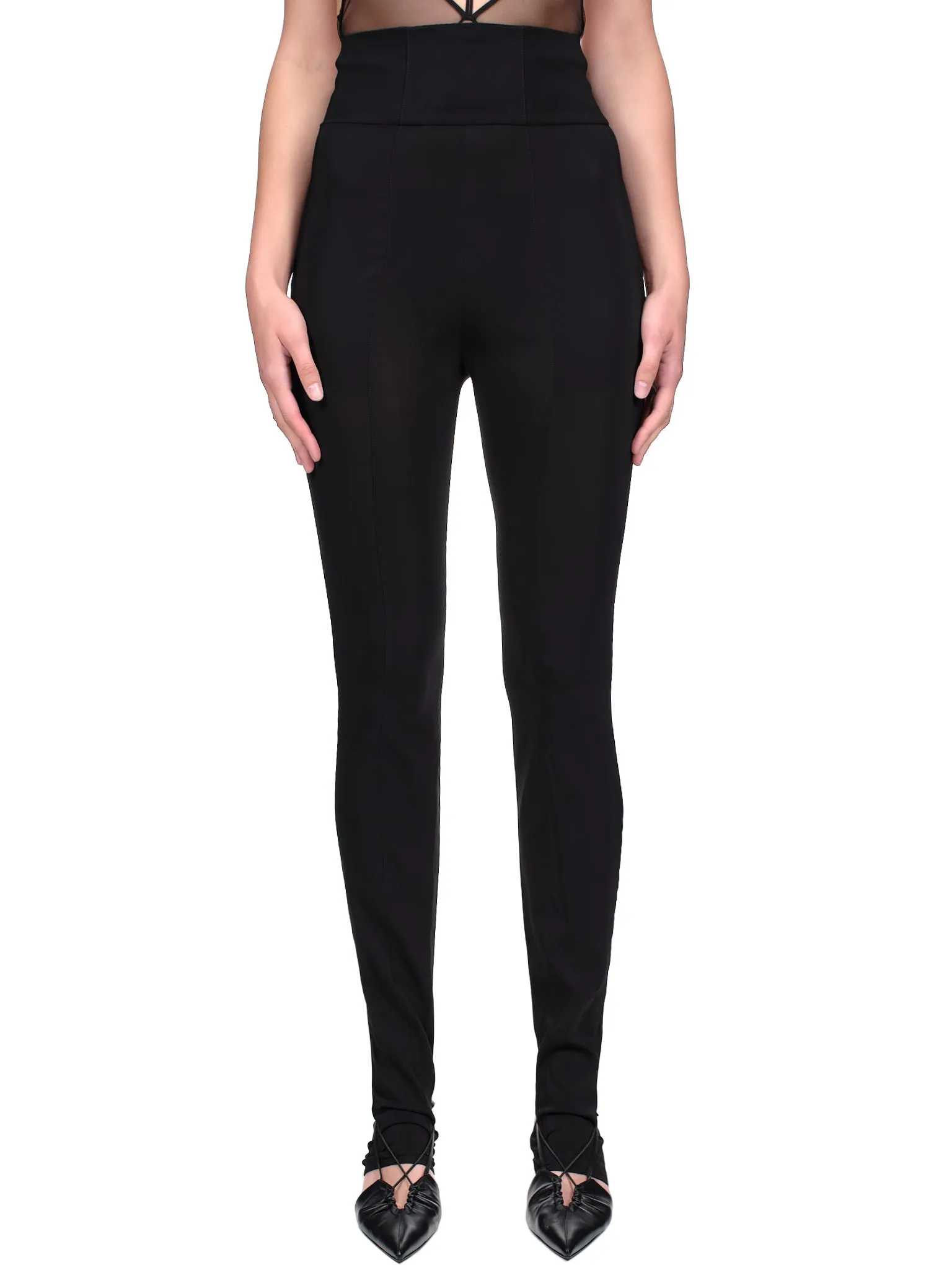 Stirrup Trousers (TRS007-BLACK)