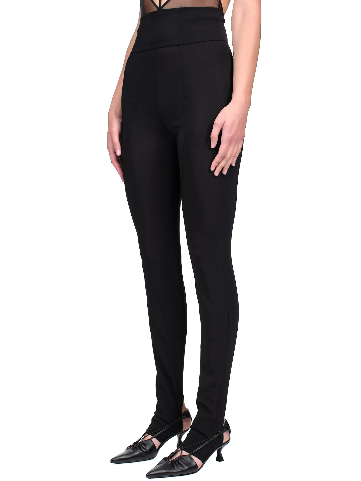 Stirrup Trousers (TRS007-BLACK)