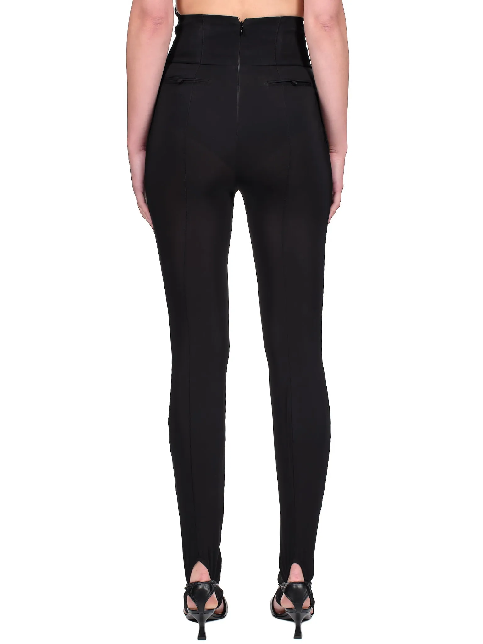 Stirrup Trousers (TRS007-BLACK)