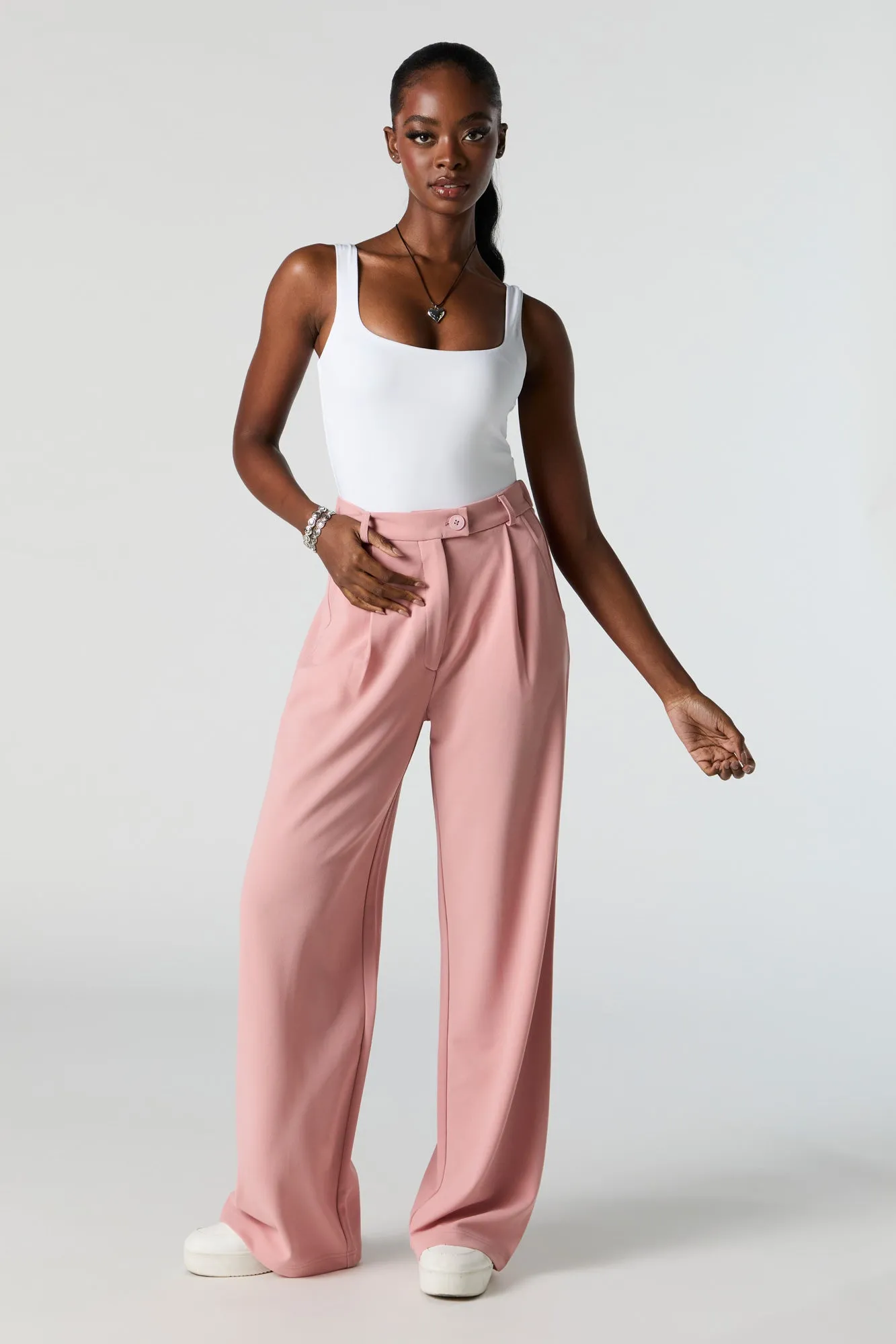 Straight Leg Dress Pant - Crepe Fabric