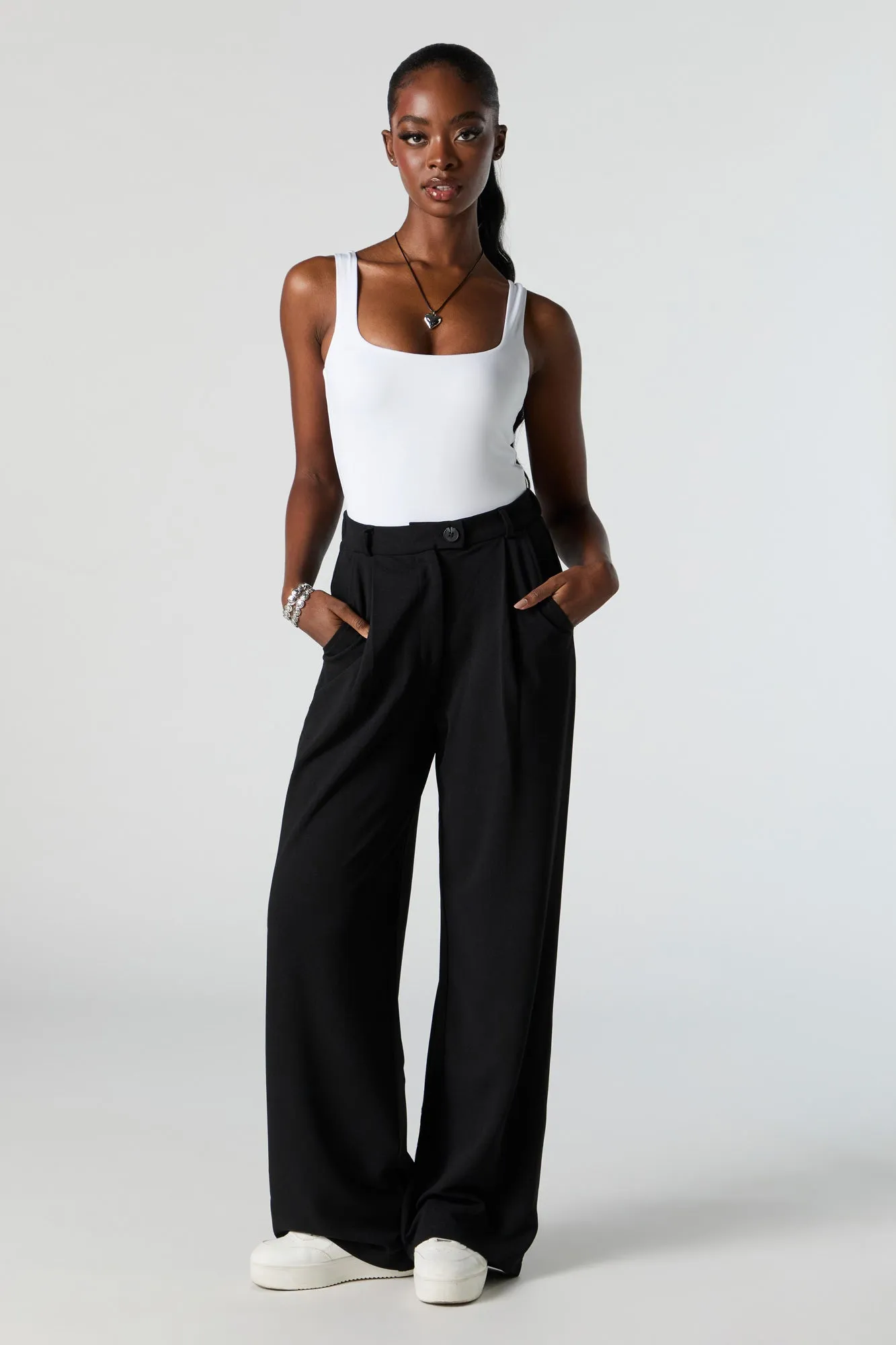 Straight Leg Dress Pant - Crepe Fabric